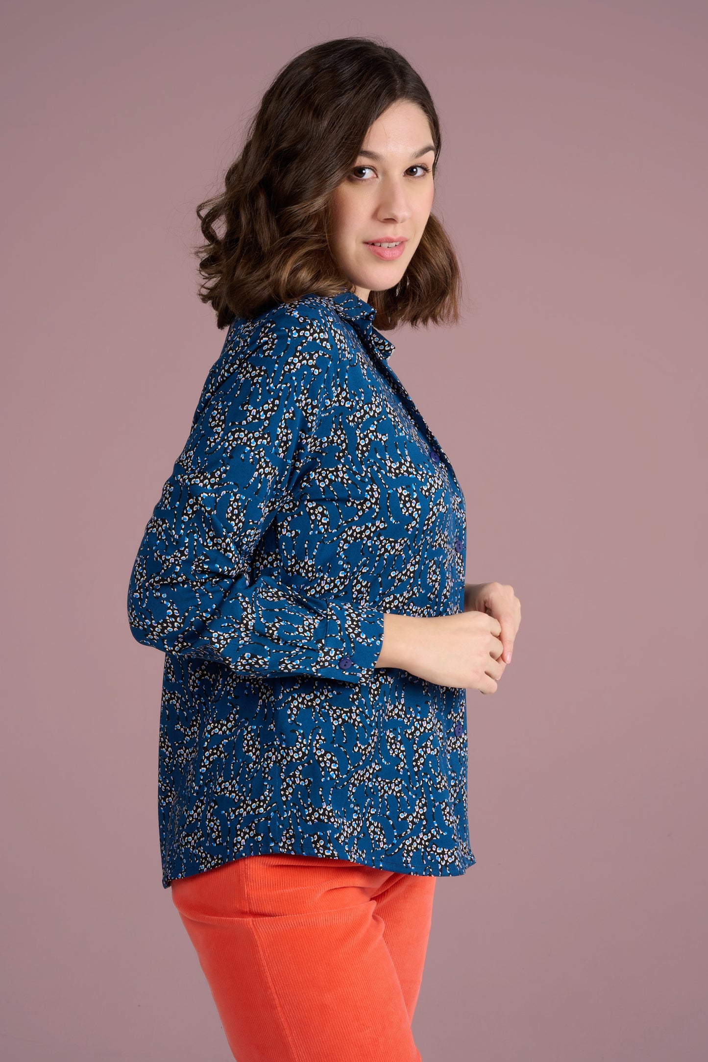 CHEMISE CENTI LEO BLEU