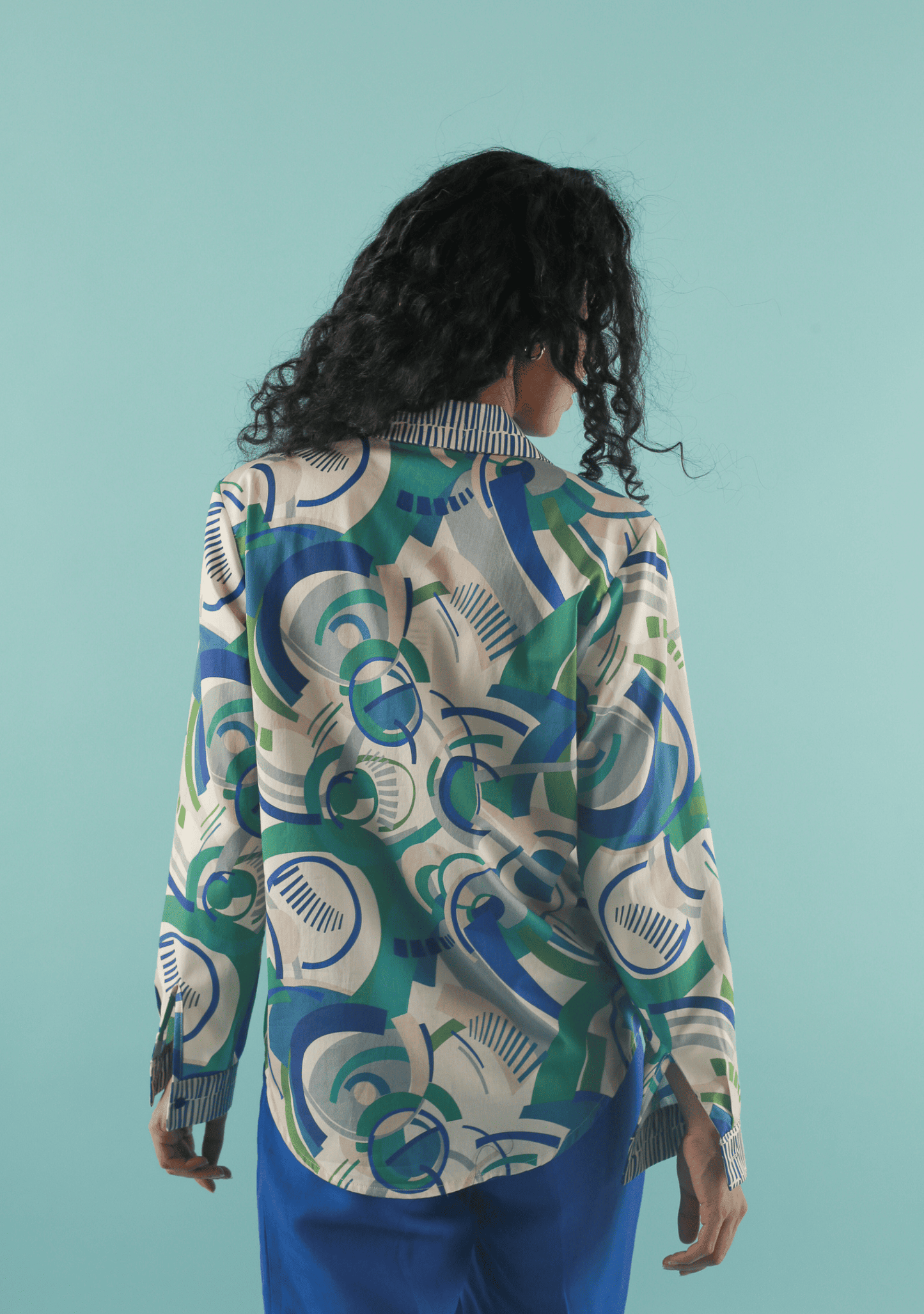 CHEMISIER CHERIE MANEGE BLEU