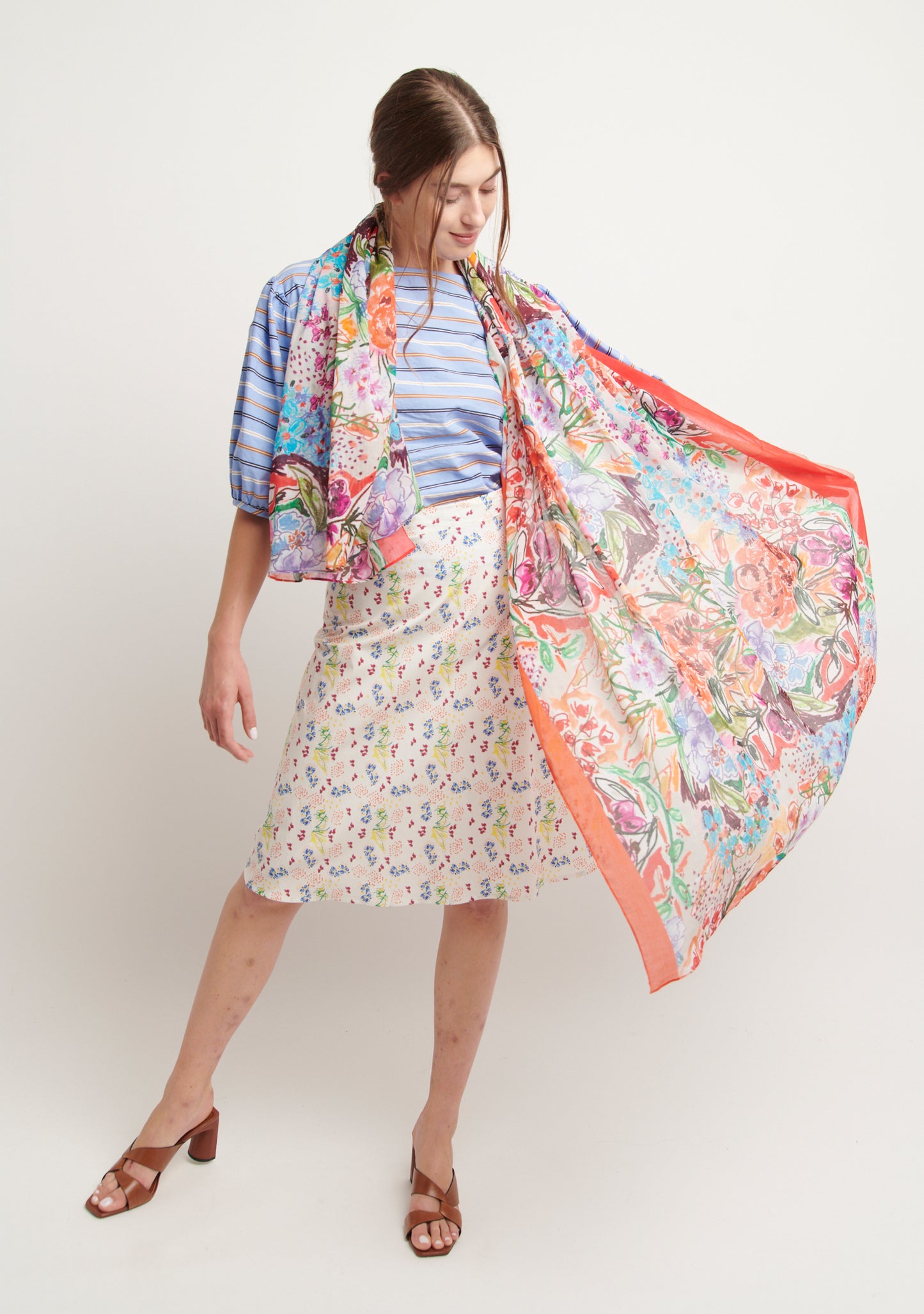 FOULARD GARDEN MULTICOLORE