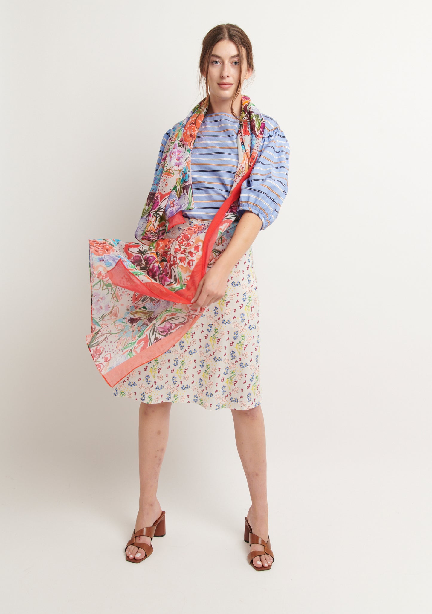 FOULARD GARDEN MULTICOLORE