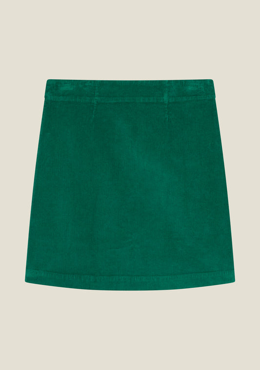 JUPE JESFU UNI VERT