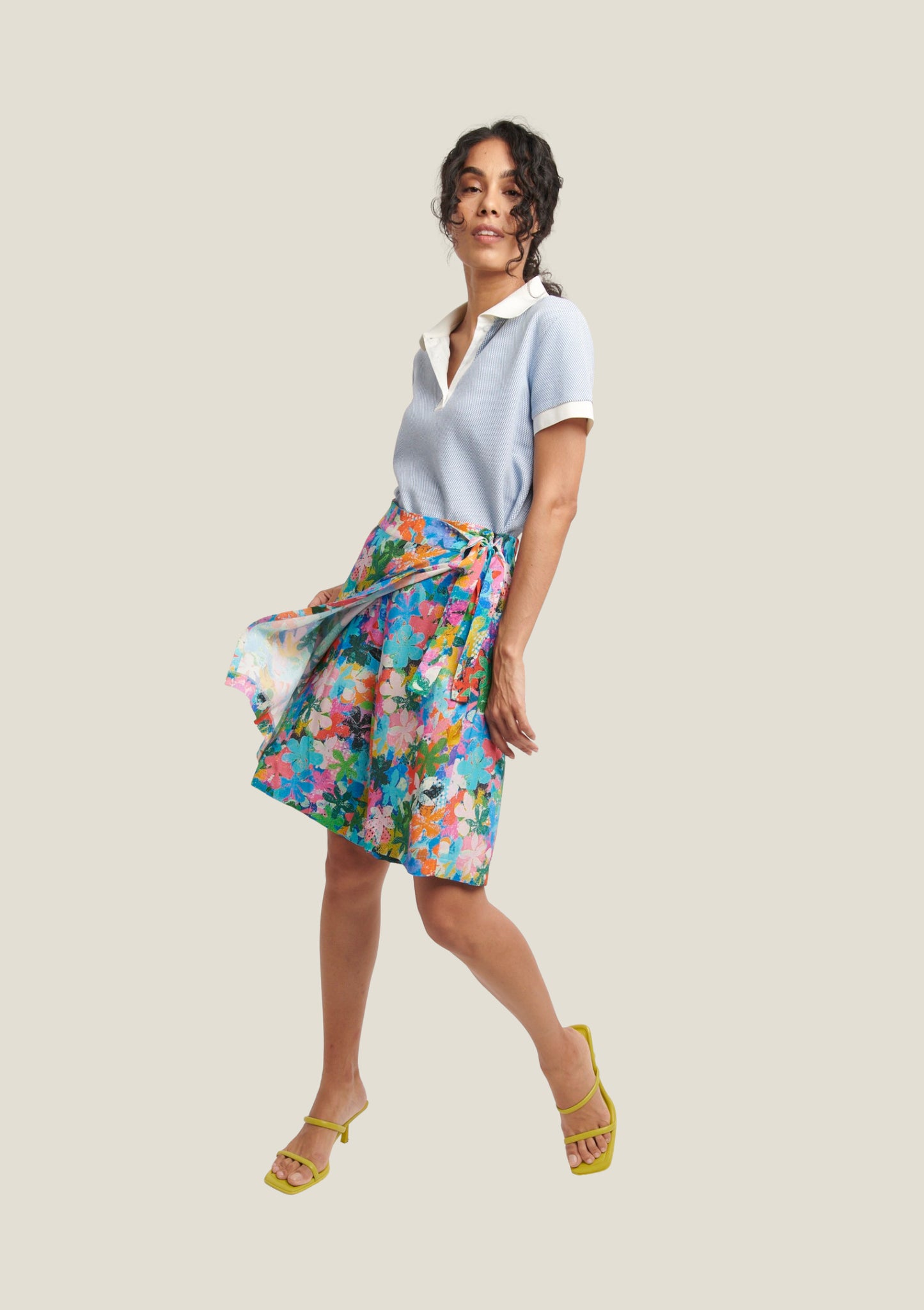 JUPE CULOTTE JUPKU POP MULTICOLORE
