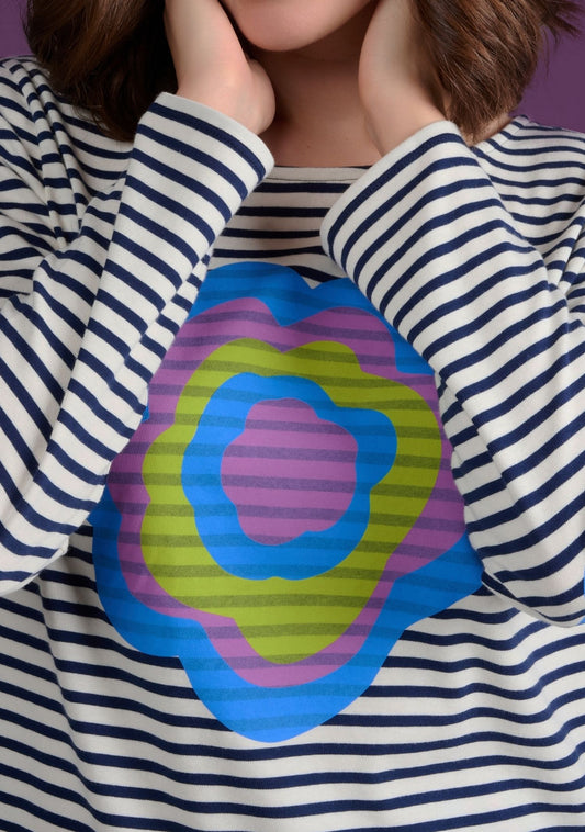 MARINIERE MARIN FLOWERPOWER MULTICOLORE