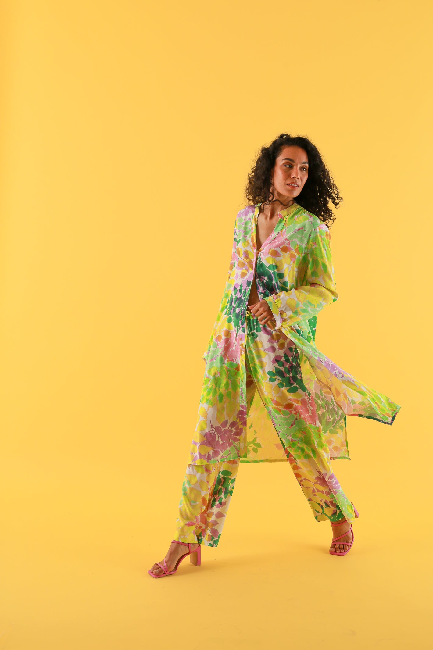 ROBE MITOU FEUILLAGE JAUNE