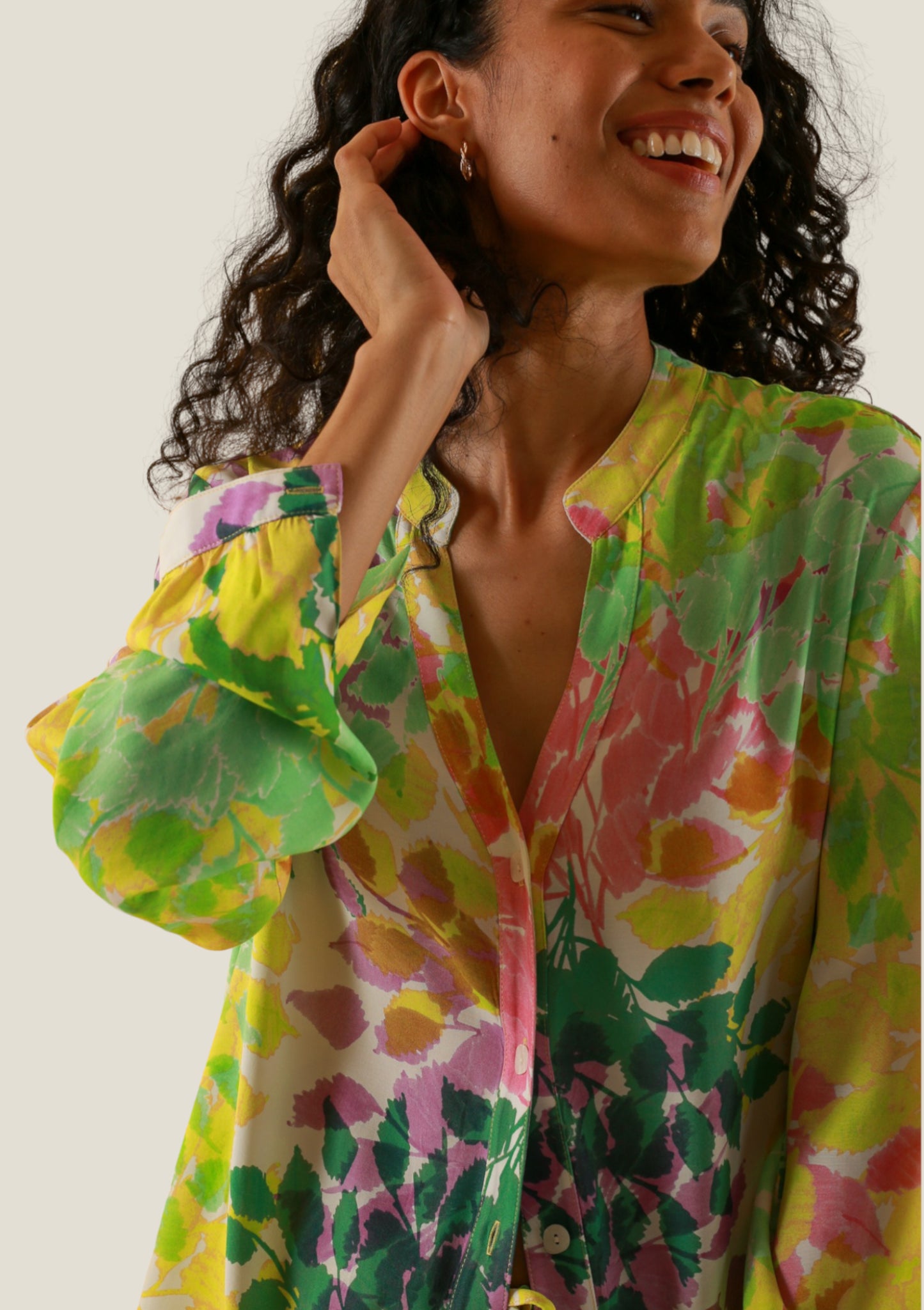 ROBE MITOU FEUILLAGE JAUNE