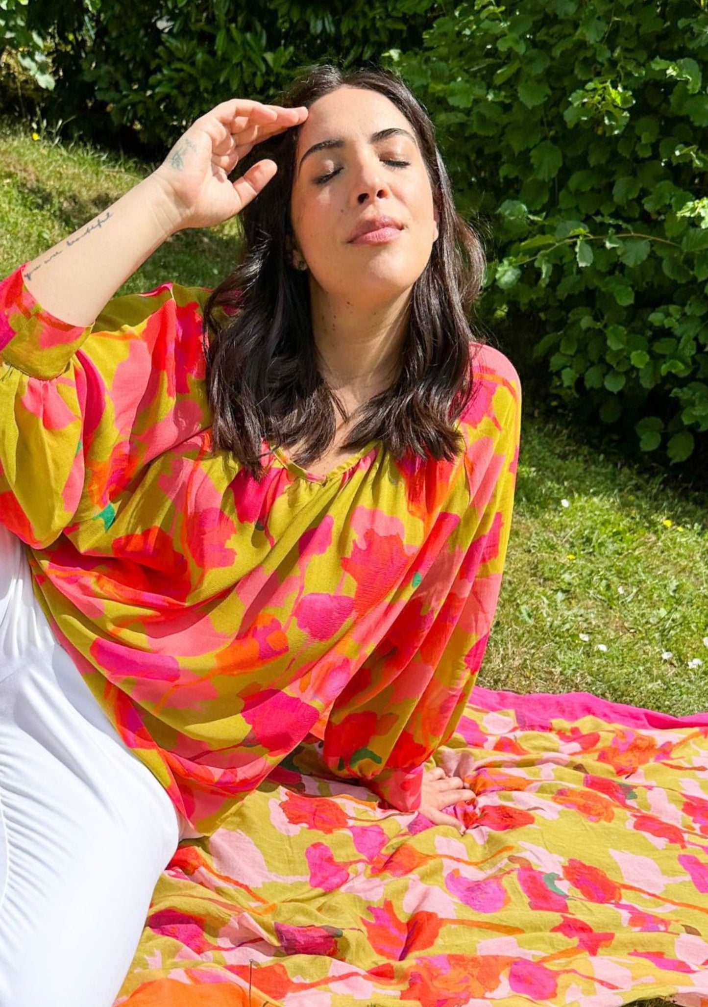 BLOUSE TONCE JOUR D'ÉTÉ ROSE