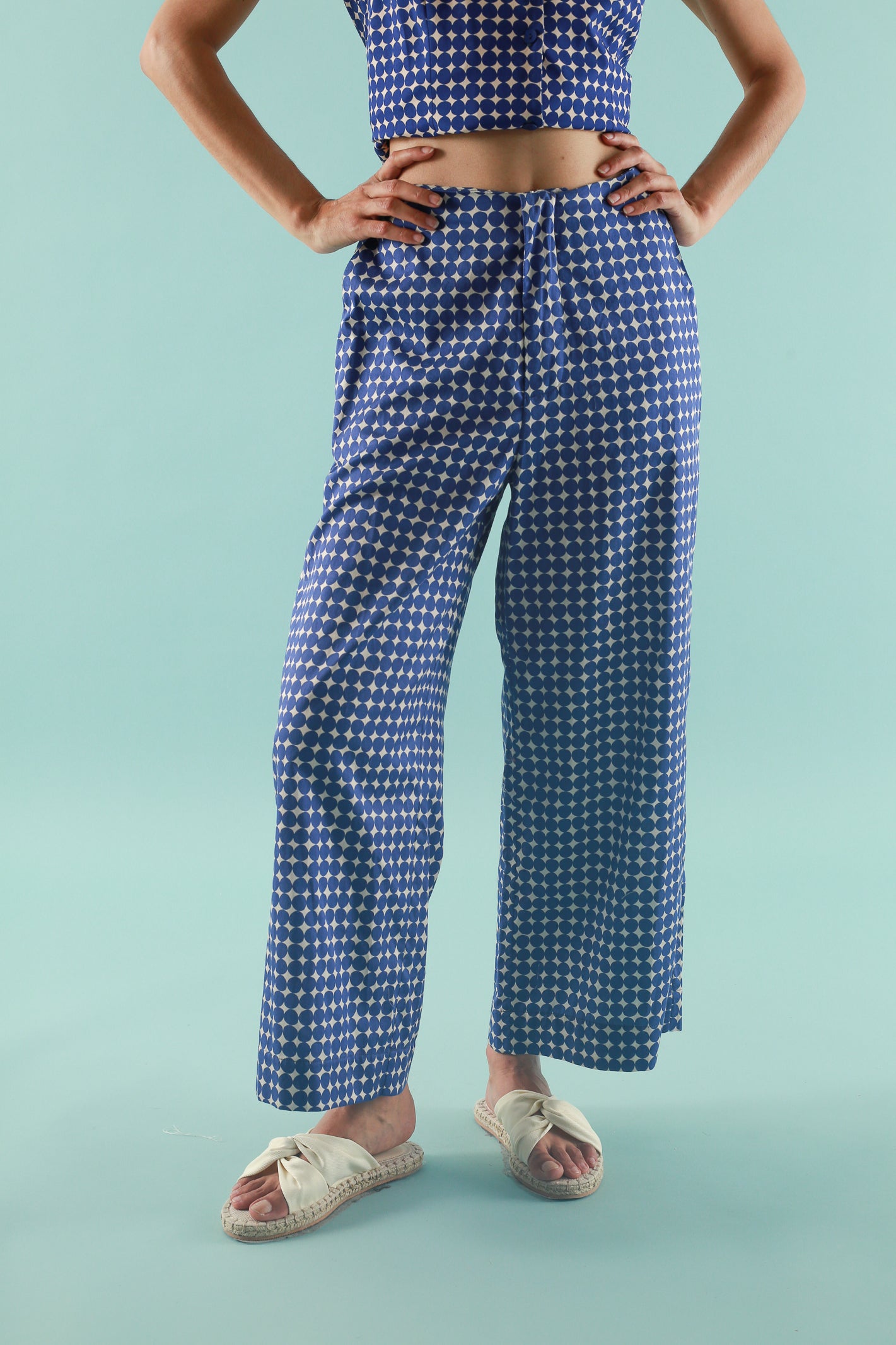 PANTALON PACLO ROND BLEU