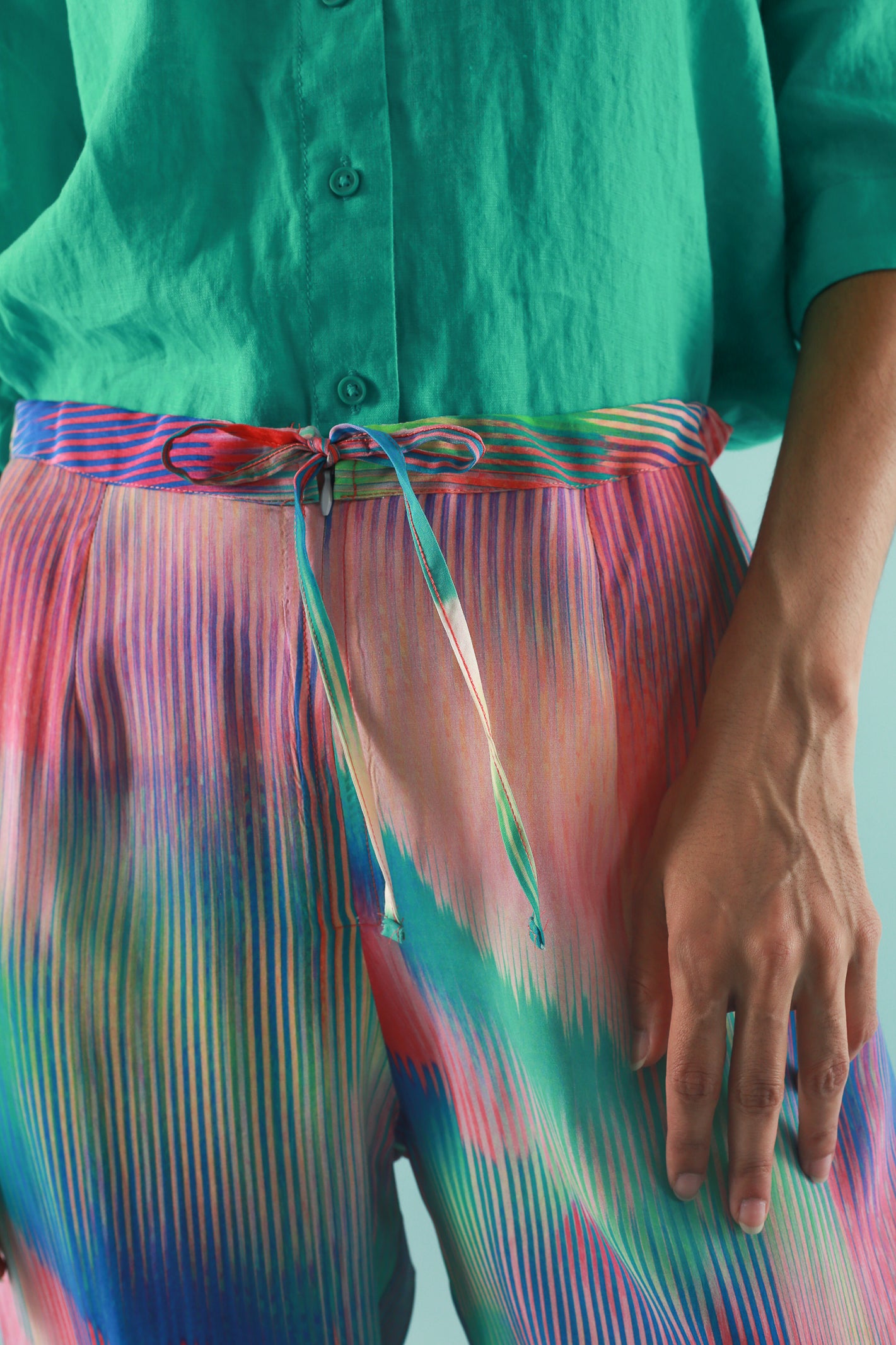 PANTALON PARGE MAGNETIK BLEU