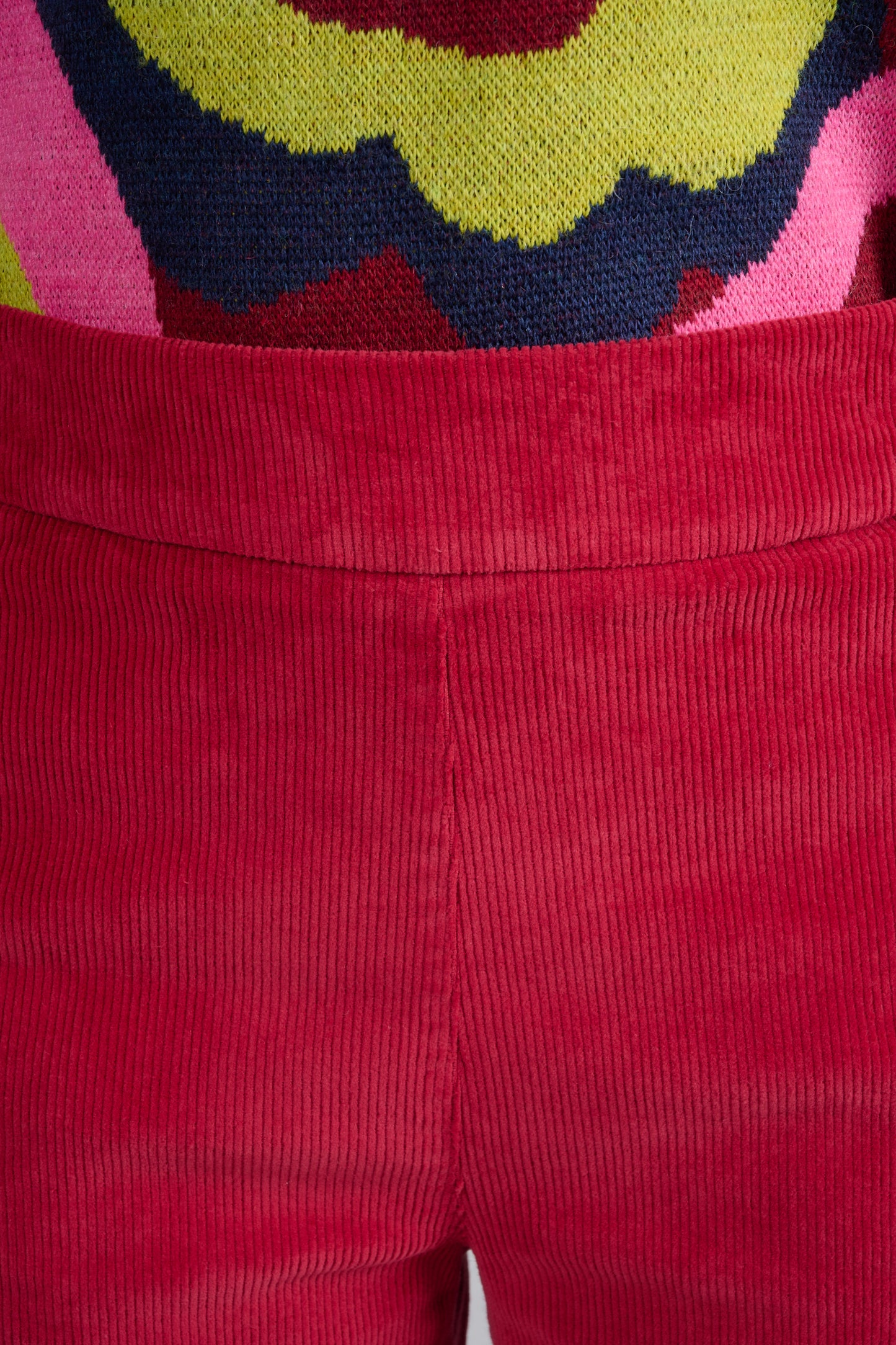 PANTALON PELIN UNI BORDEAUX