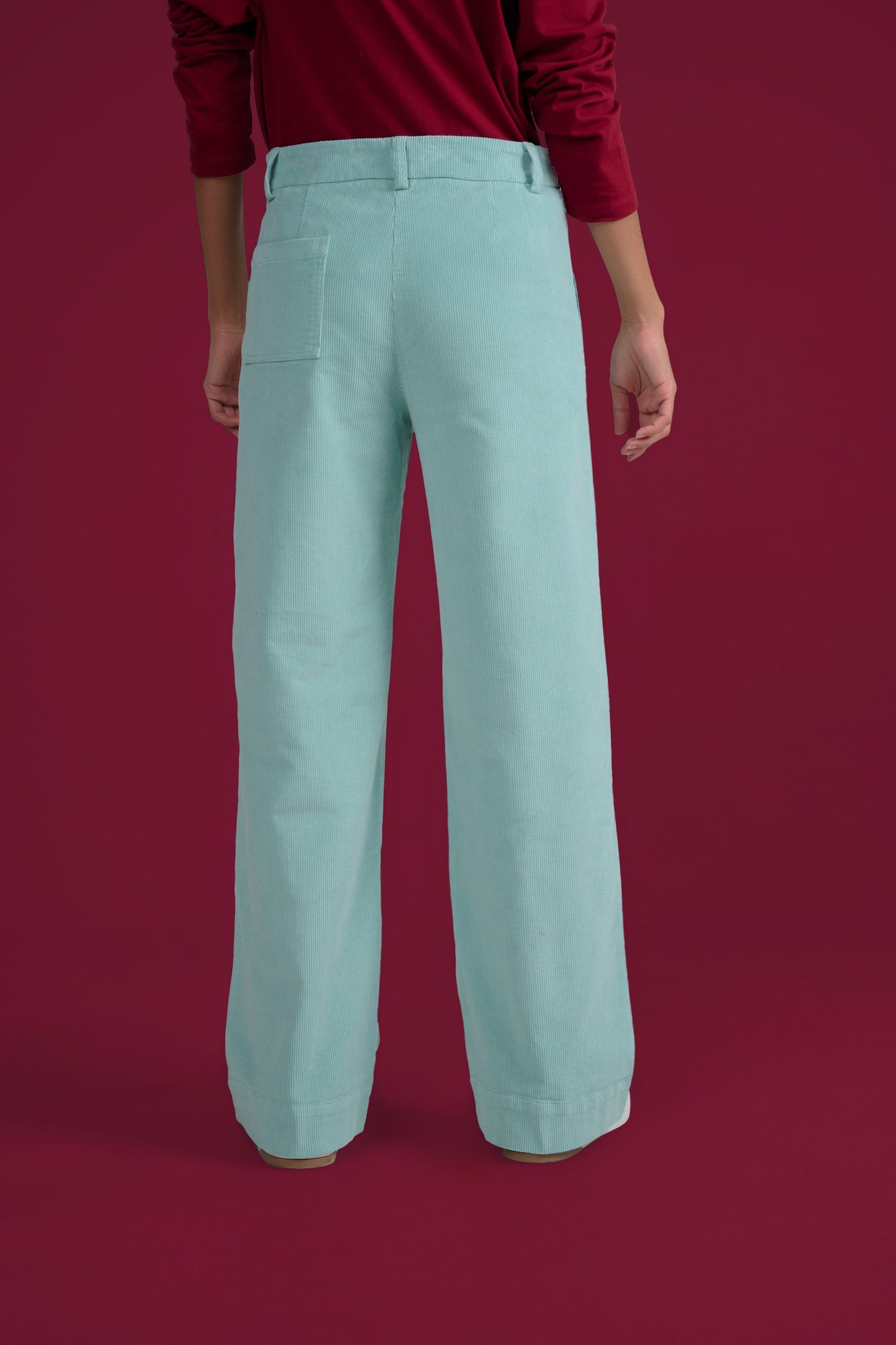 PANTALON PELIN UNI CIEL