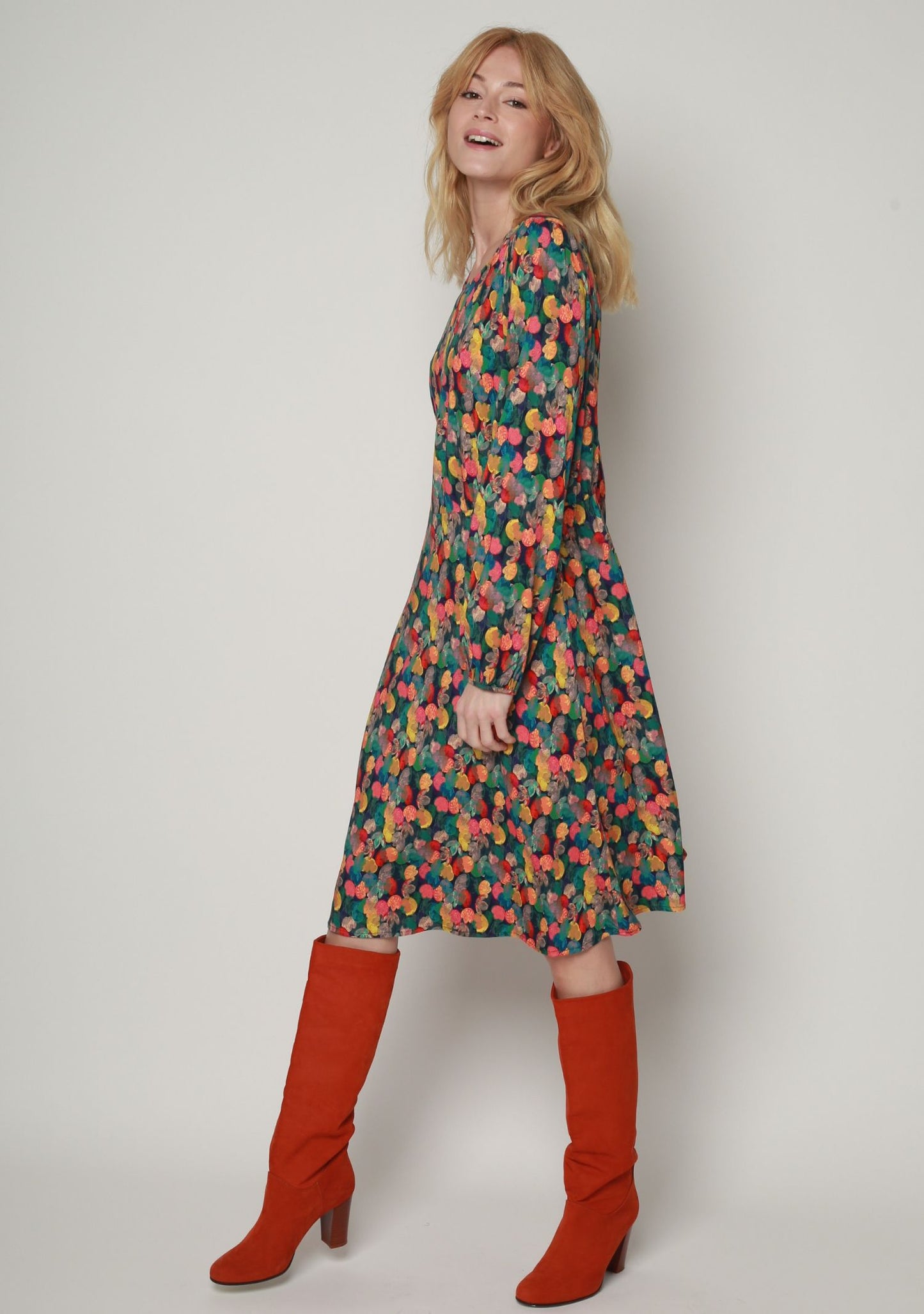 ROBE RANIA BERLINGOT ORANGE