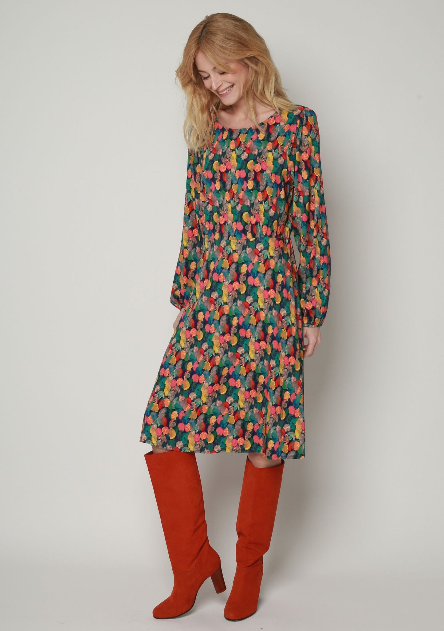 ROBE RANIA BERLINGOT ORANGE