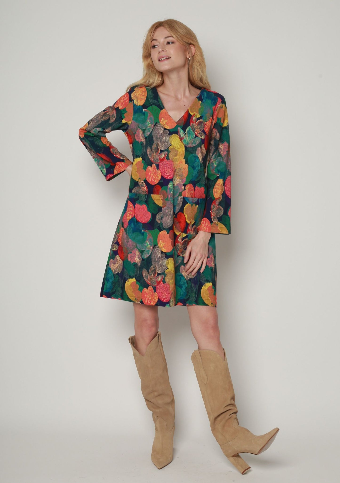 ROBE ROUGI BERLINGOT ORANGE