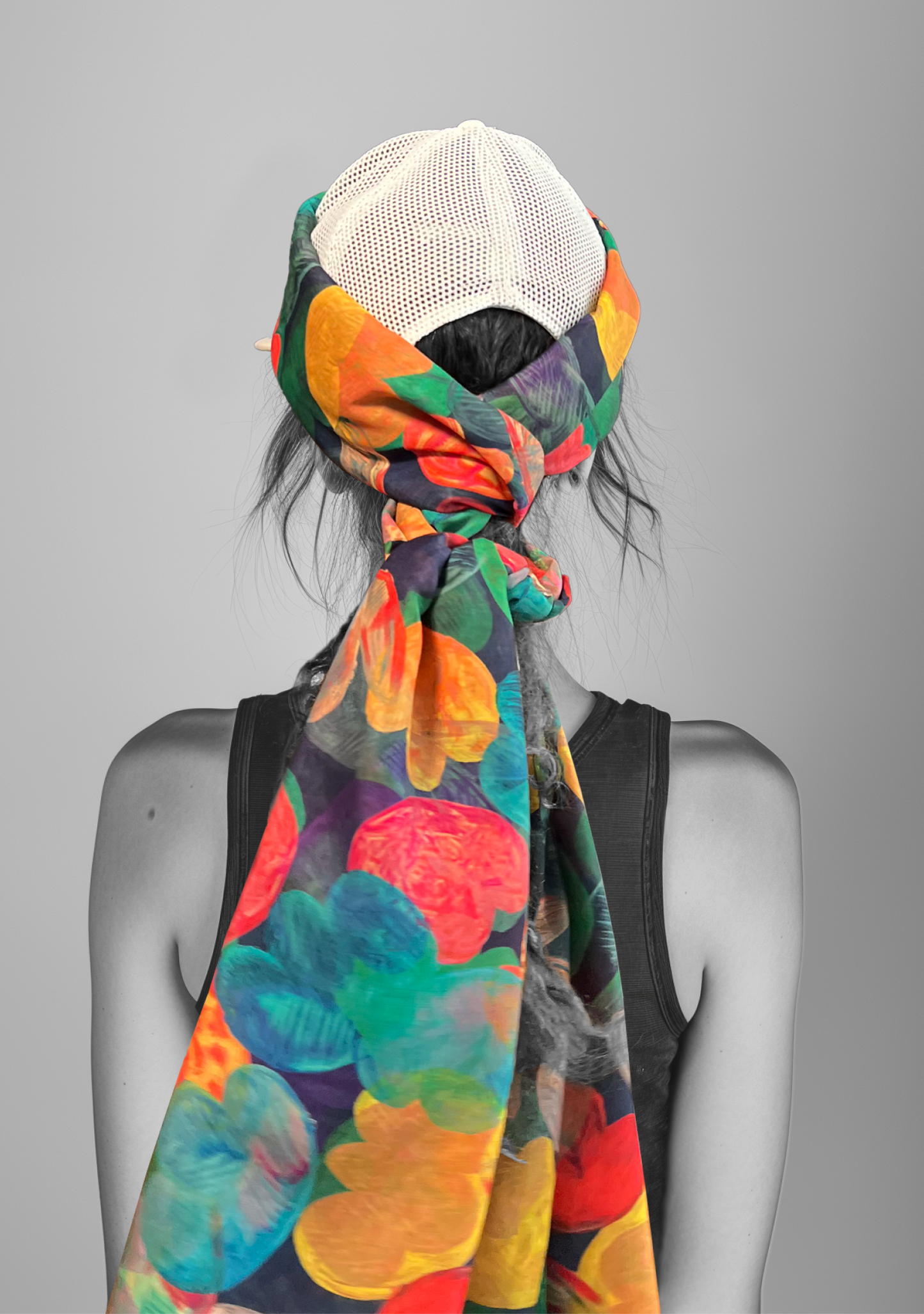 FOULARD FIVER BERLINGOT ORANGE