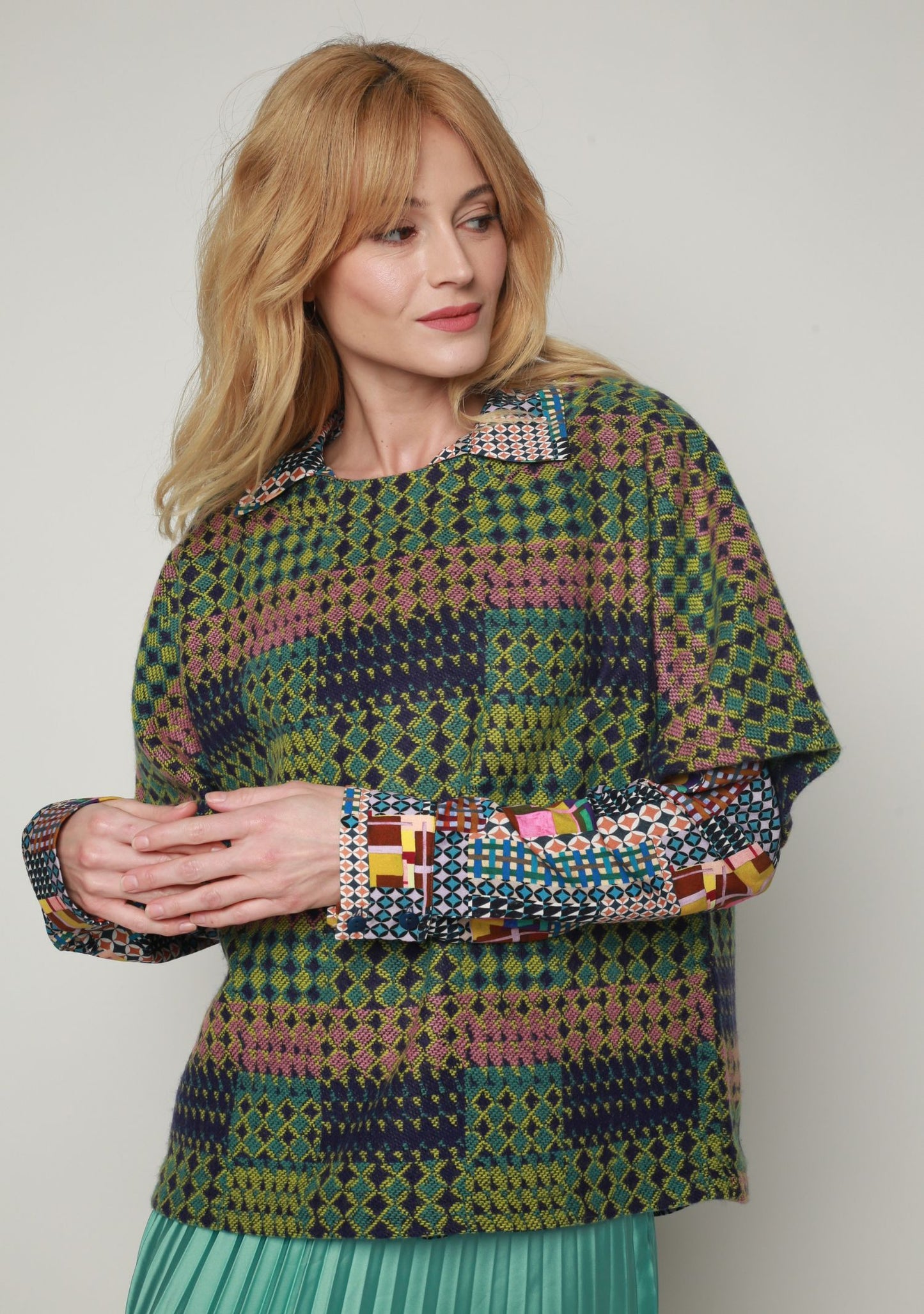 PULL SOUBI FAIENCE ANIS