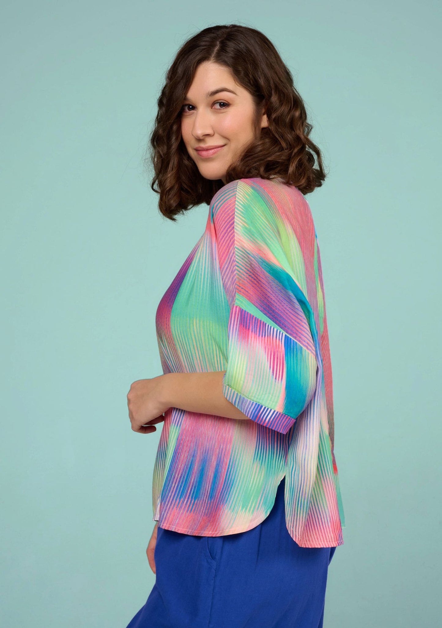 BLOUSE TELMA MAGNETIK BLEU