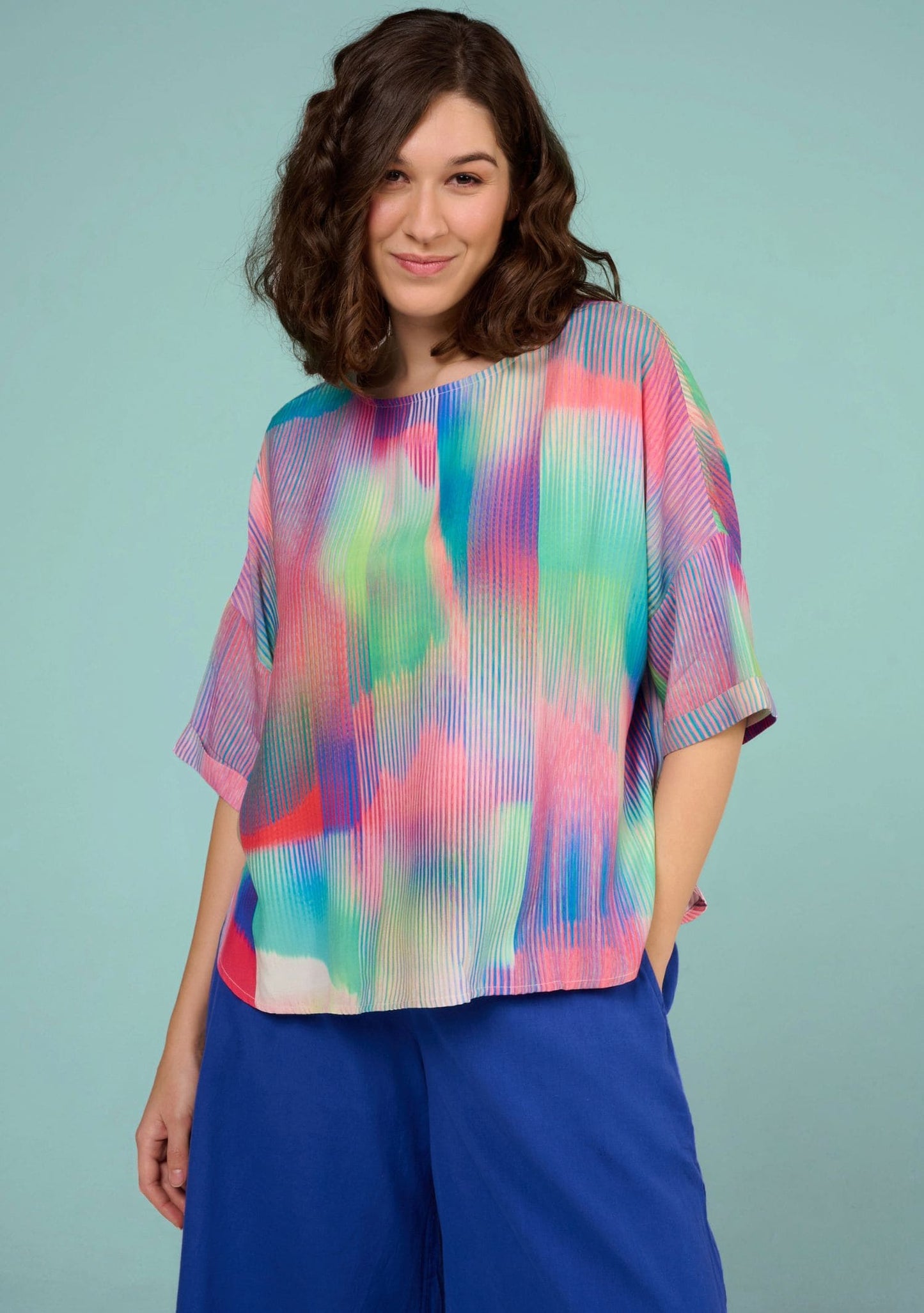 BLOUSE TELMA MAGNETIK BLEU