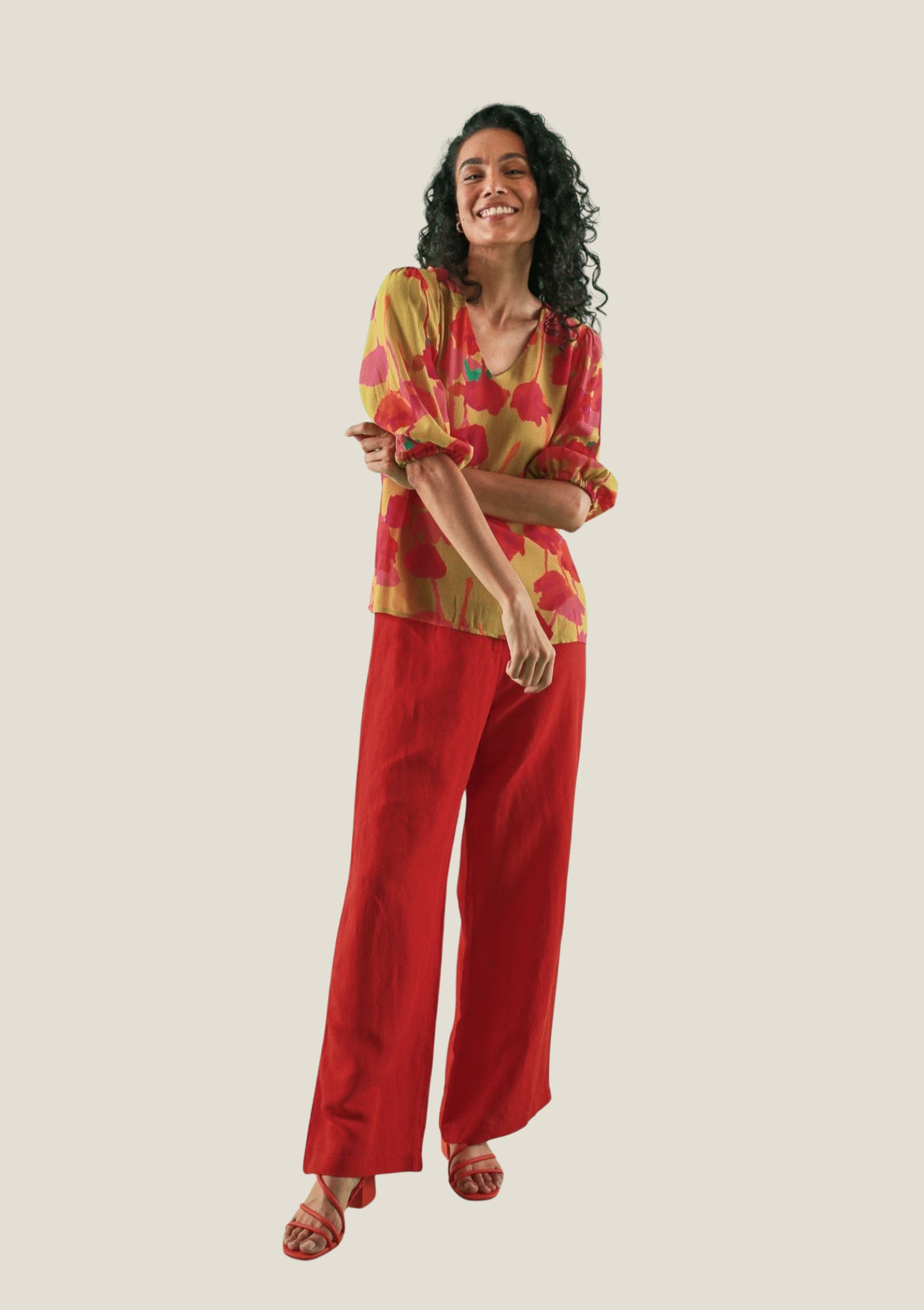 BLOUSE TIAG JOUR D'ÉTÉ ROSE