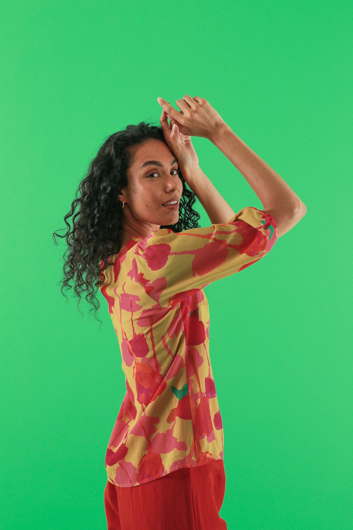 BLOUSE TIAG JOUR D'ÉTÉ ROSE