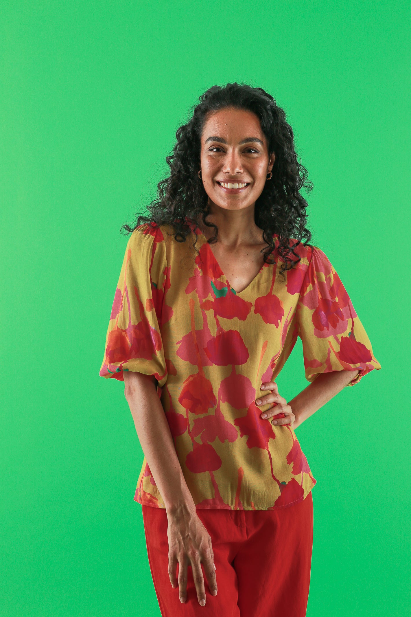 BLOUSE TIAG JOUR D'ÉTÉ ROSE