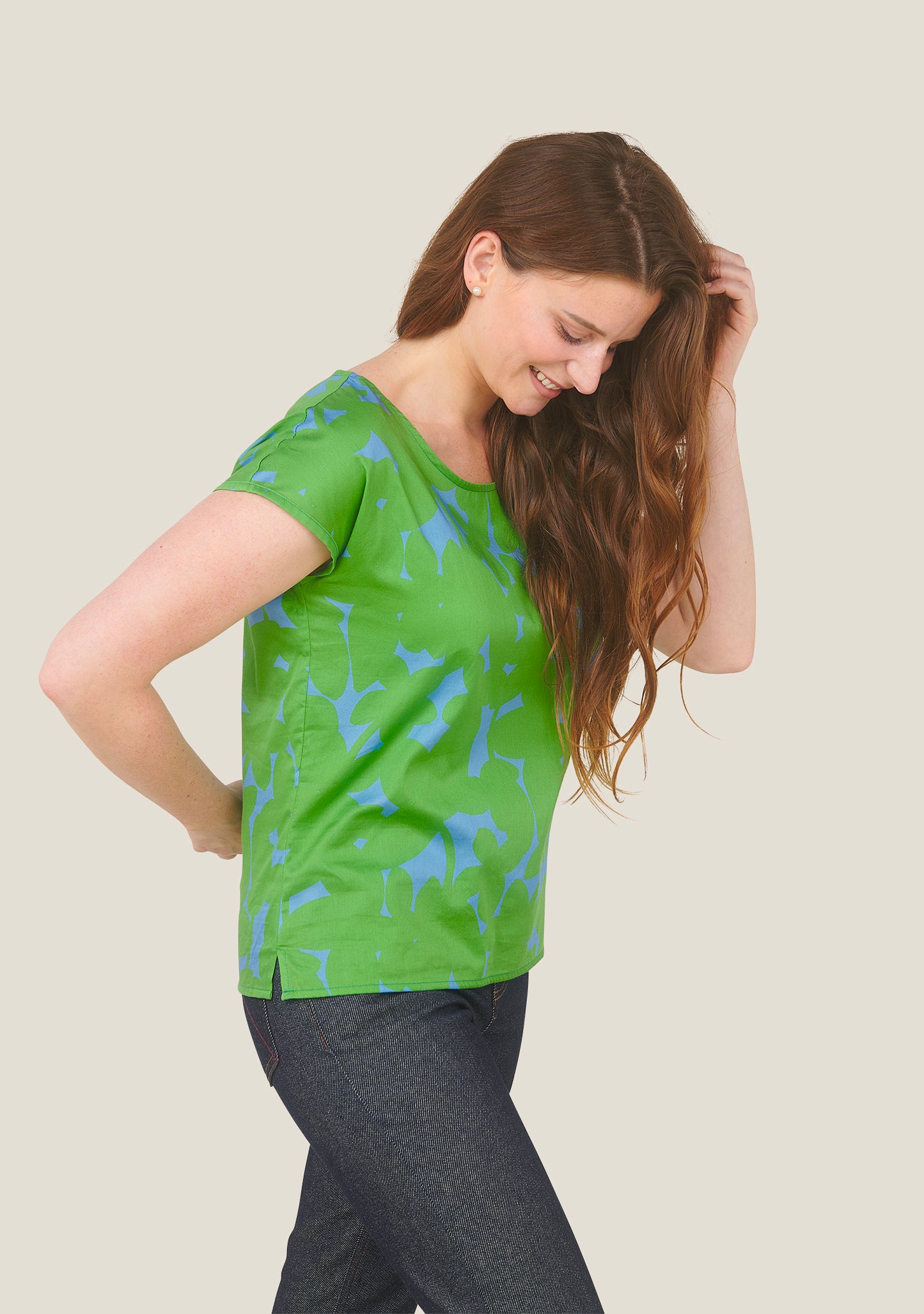 BLOUSE TOKIO OMBRES VERT