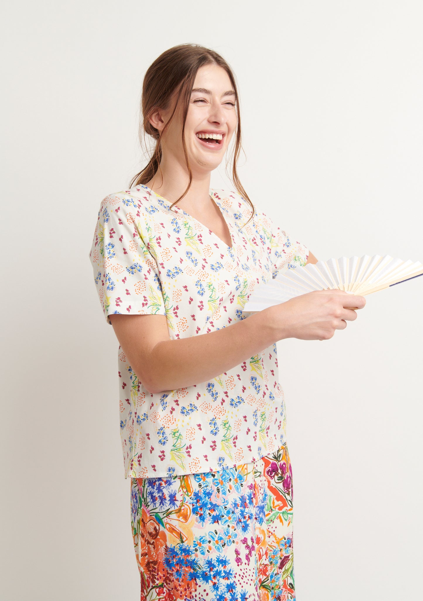 BLOUSE TOPVI MINI MULTICOLORE
