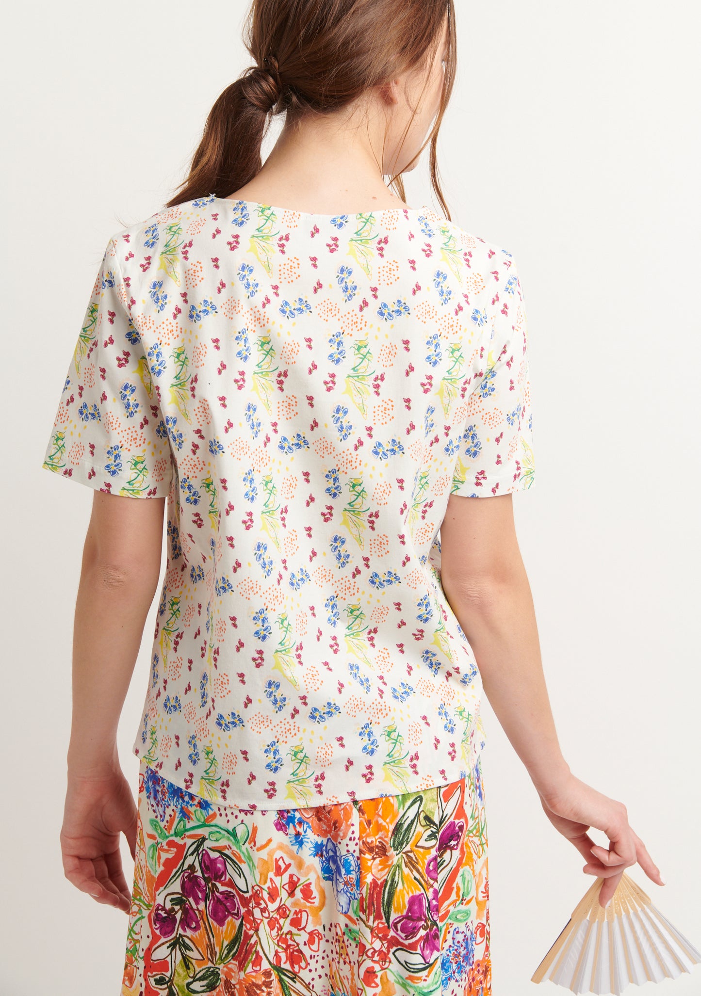 BLOUSE TOPVI MINI MULTICOLORE