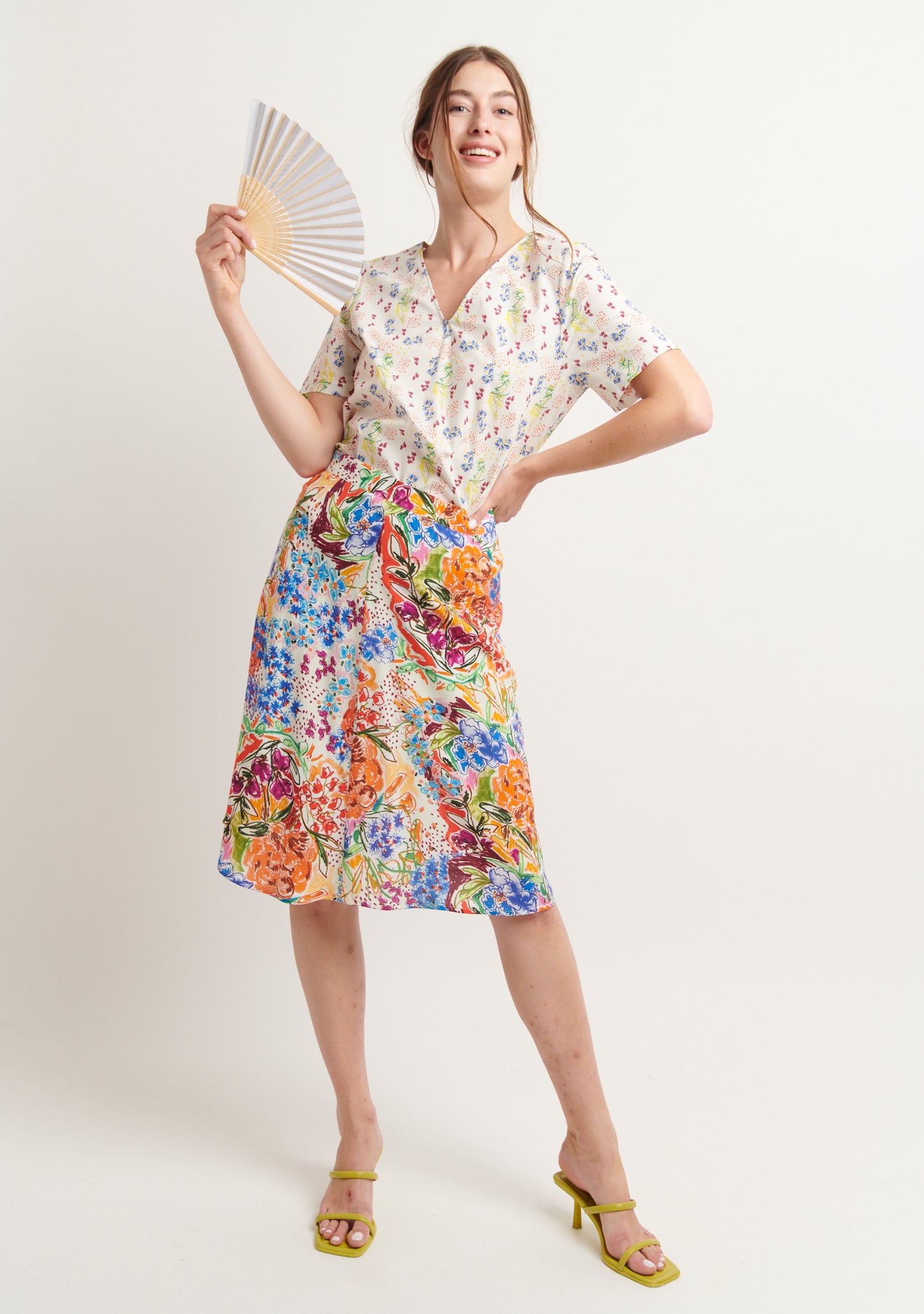 BLOUSE TOPVI MINI MULTICOLORE