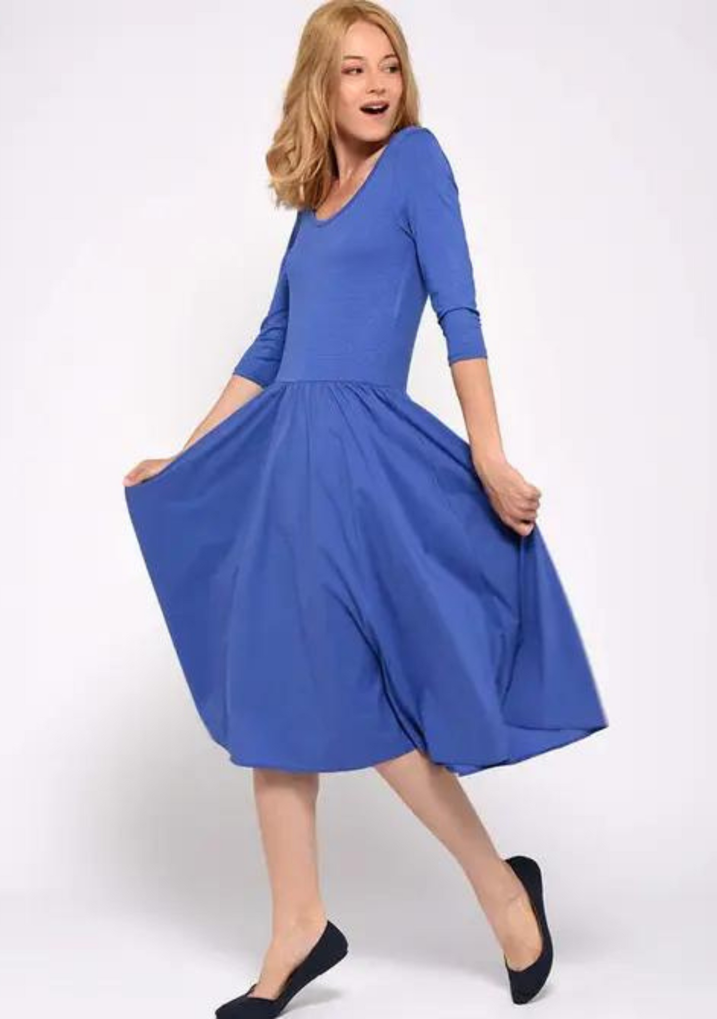 ROBE ROBE BODY UNIE BLEU DANSEUSE