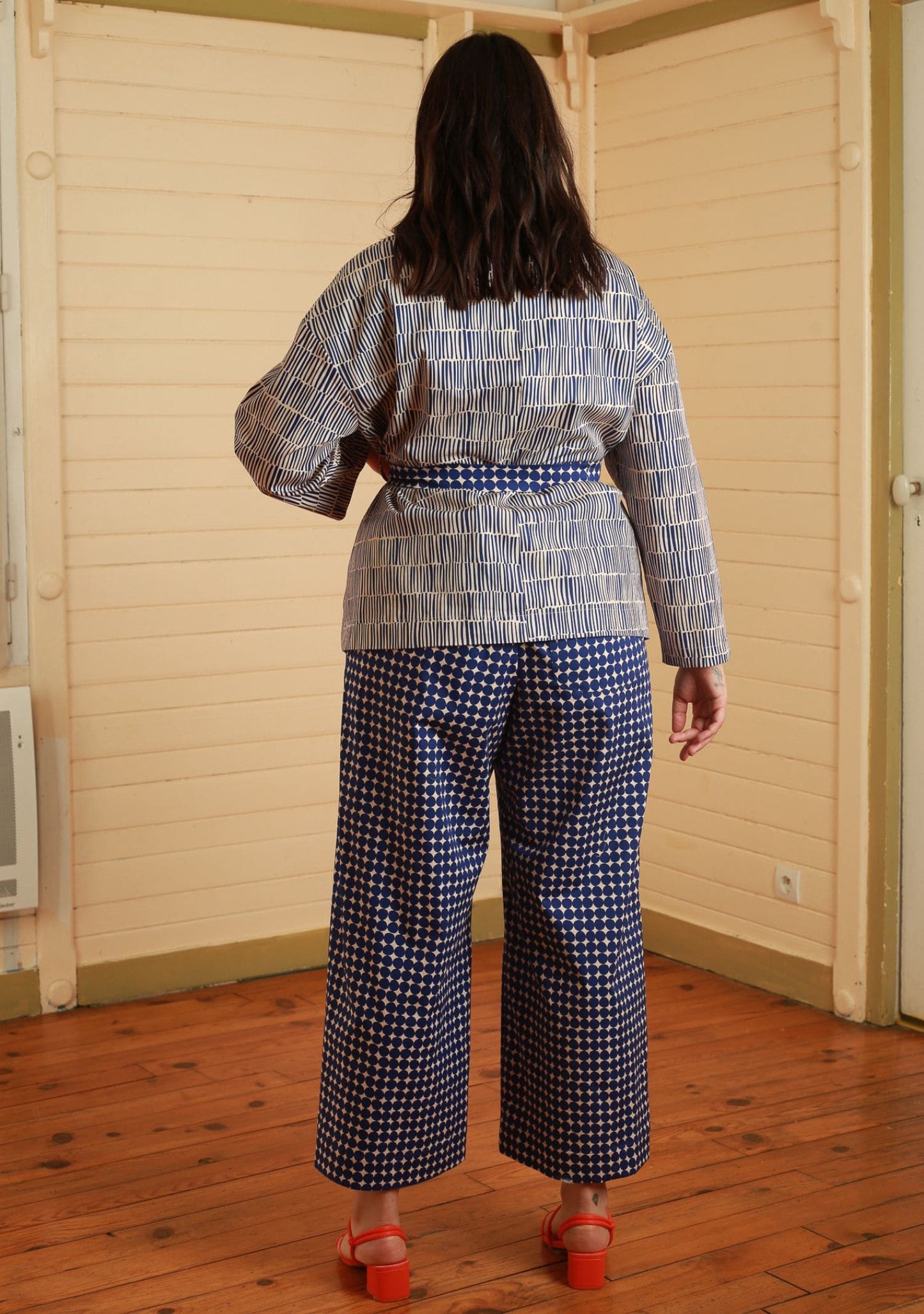 VESTE VAREN TRAIT BLEU