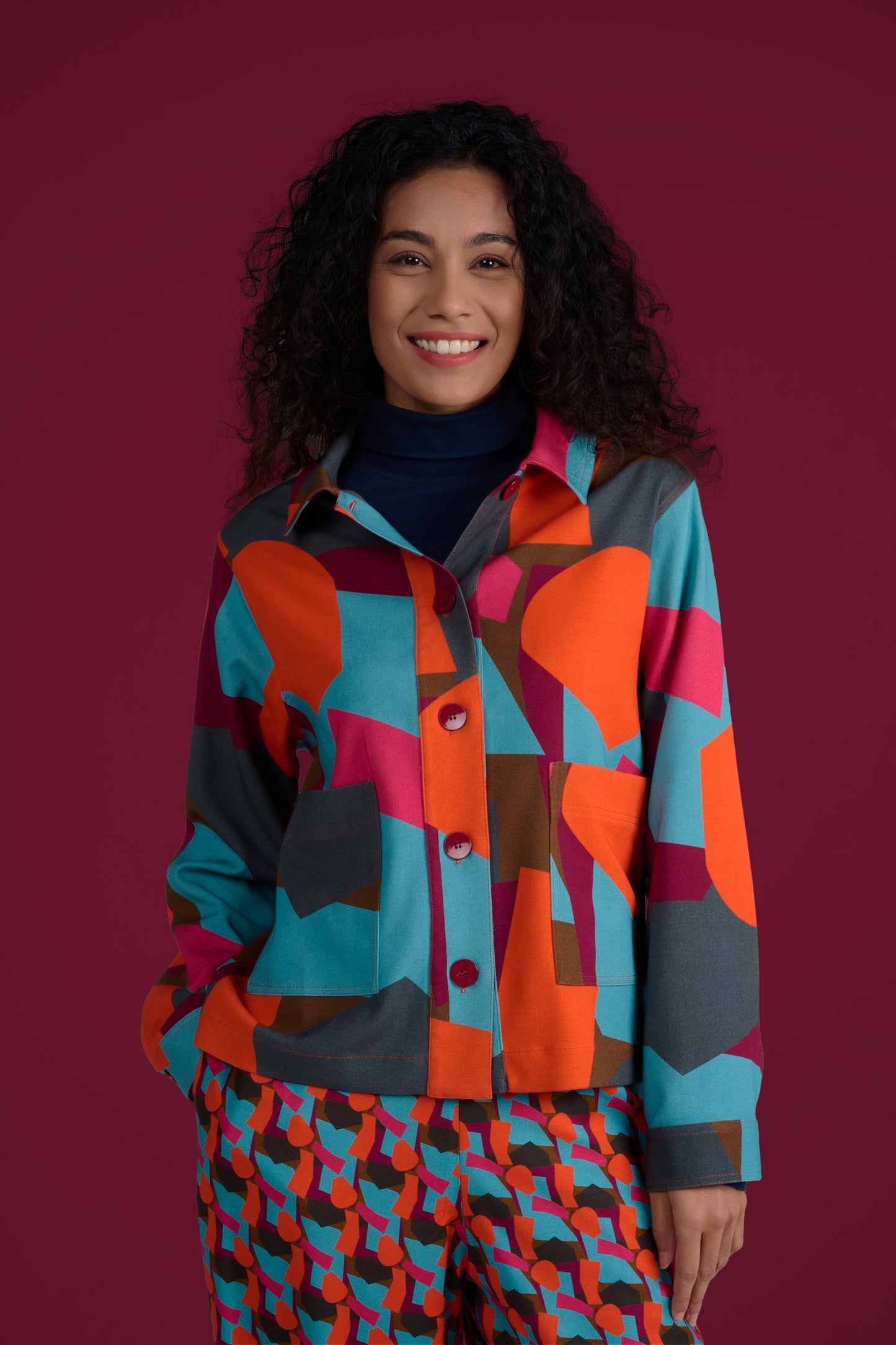 VESTE VINYL BATTLE ORANGE