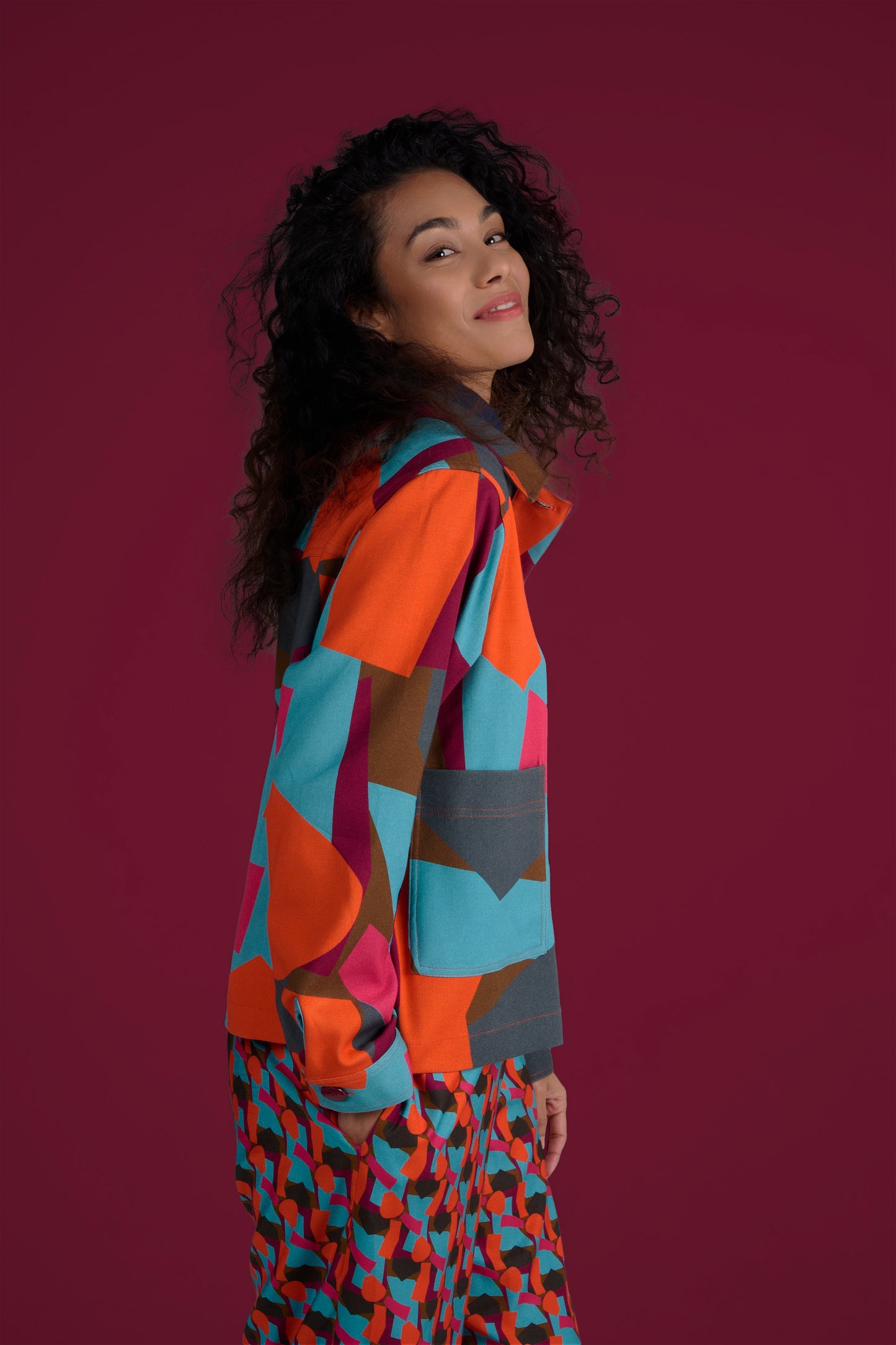 VESTE VINYL BATTLE ORANGE
