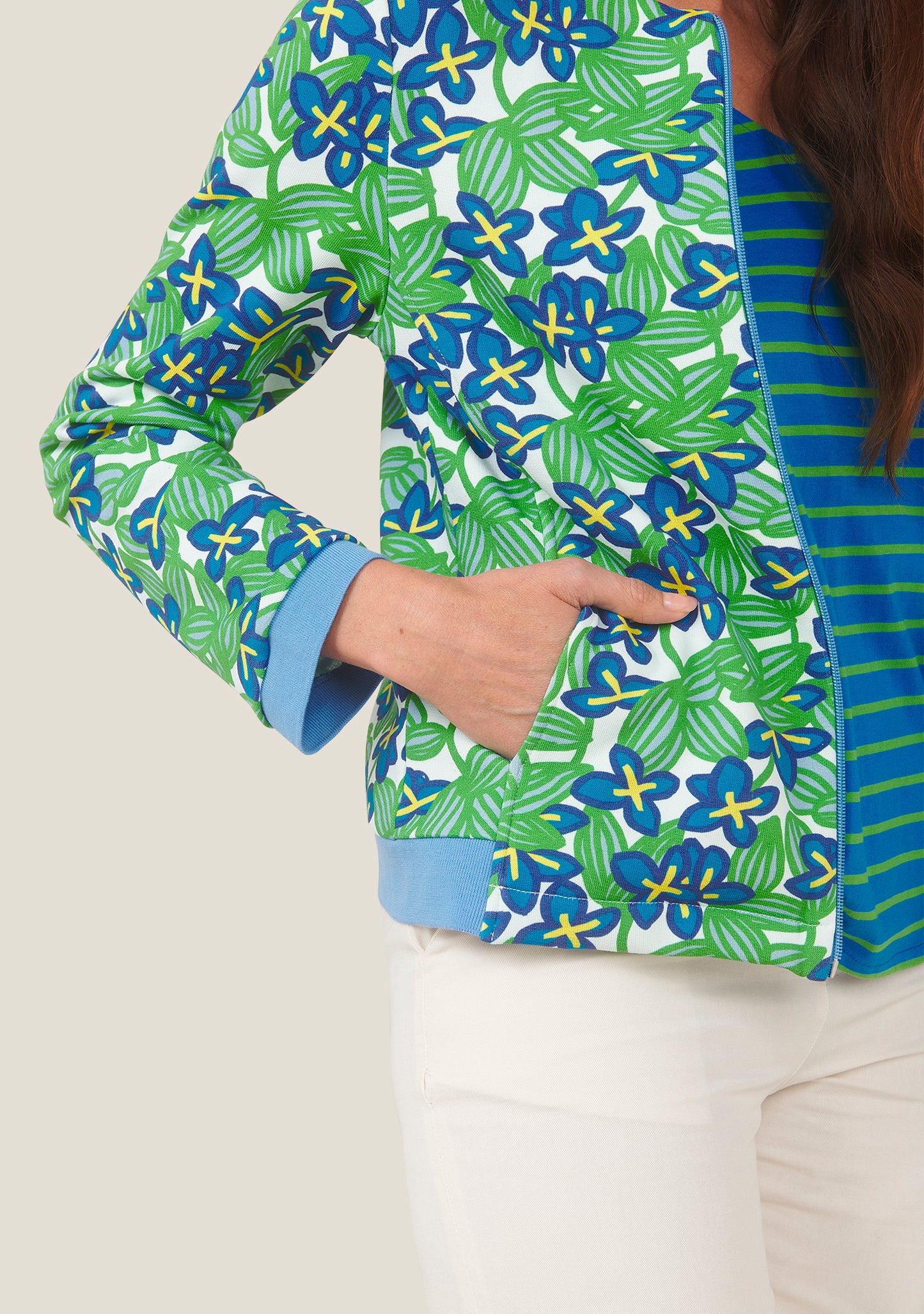 BOMBERS VOYAGE BOSQUET VERT ET BLEU