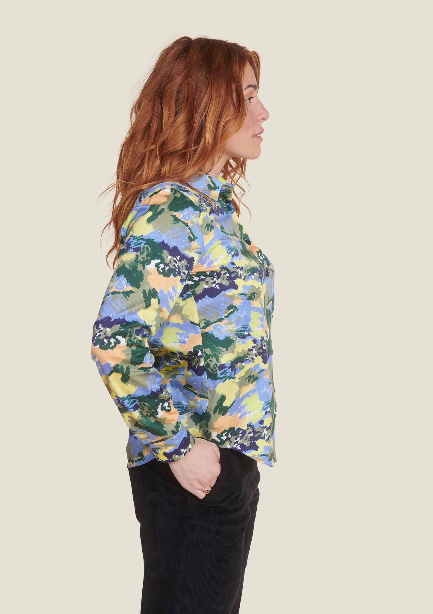 CHEMISE CHERIE ORAGES BLEU