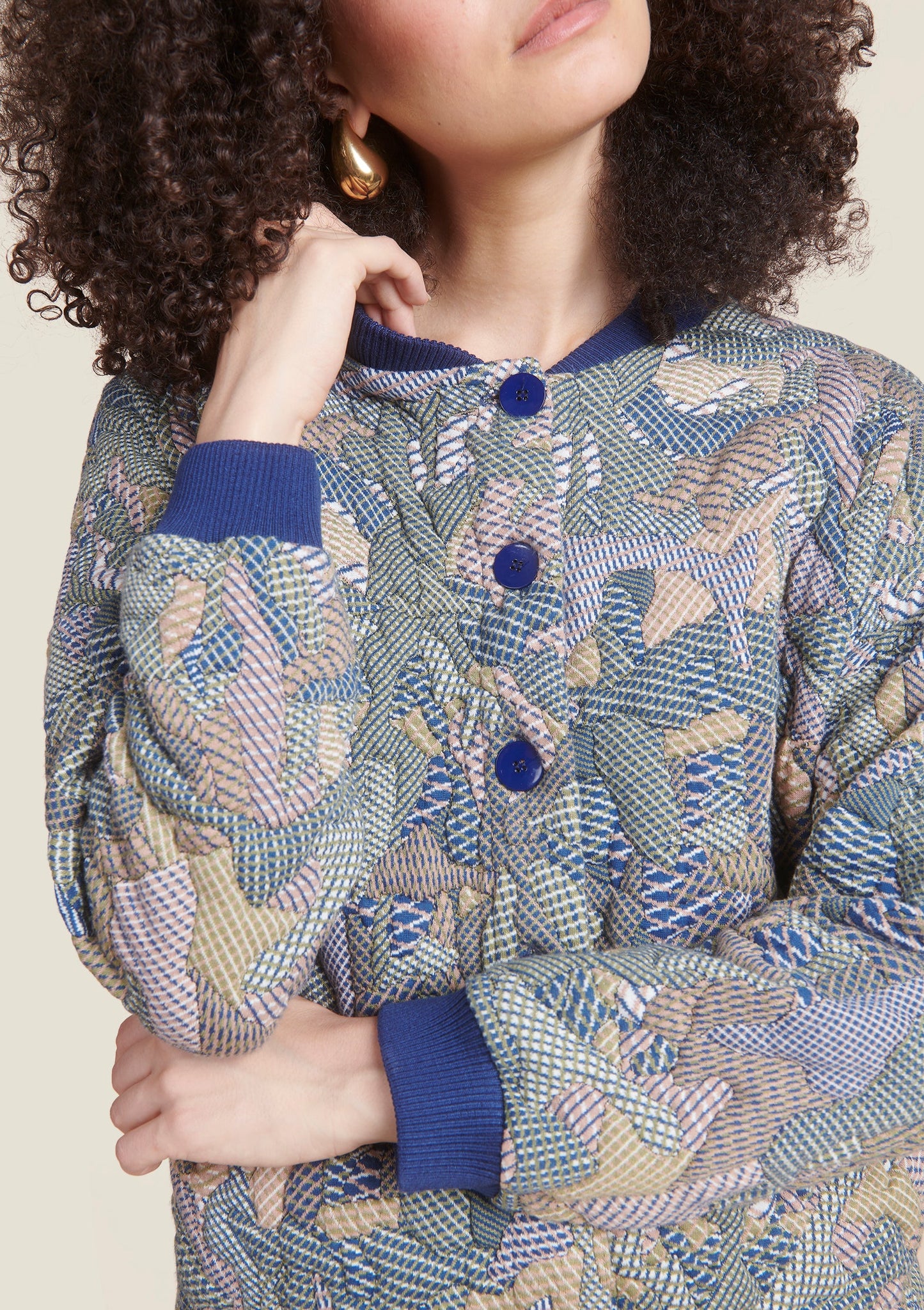 VESTE GULLY GEO KAKI