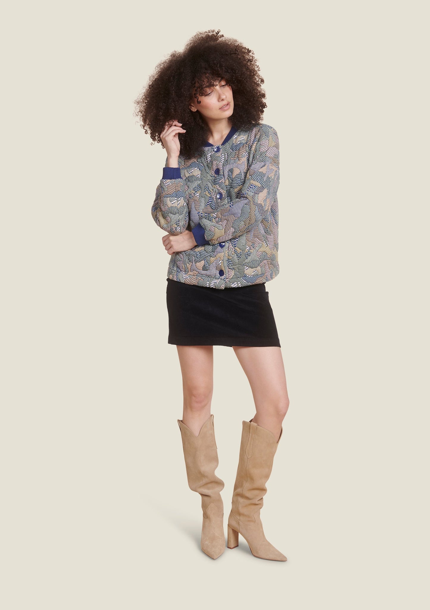 VESTE GULLY GEO KAKI