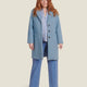MANTEAU MALO UNI BLEUCHINE