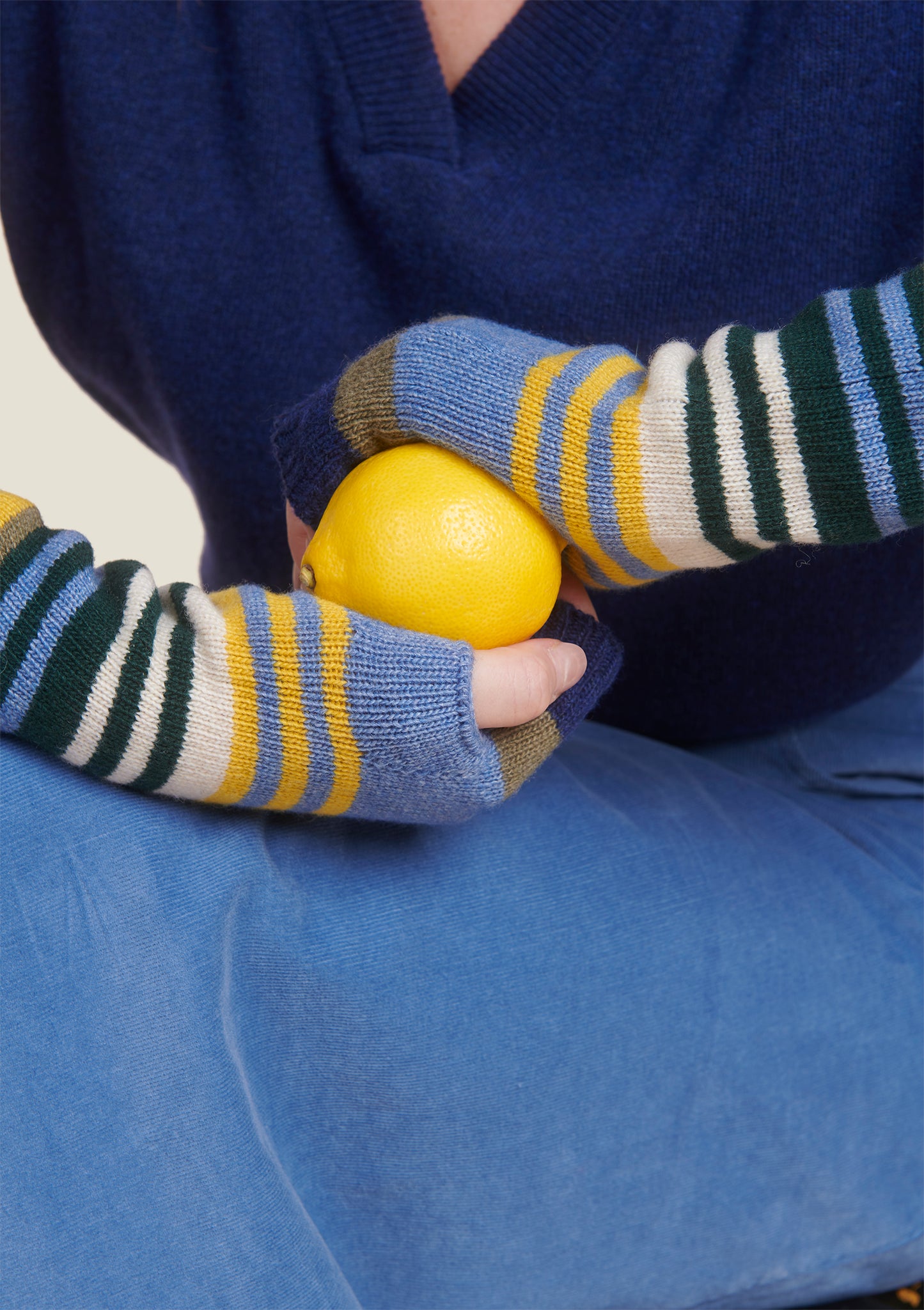 MITAINES MITA RAYE BLEU