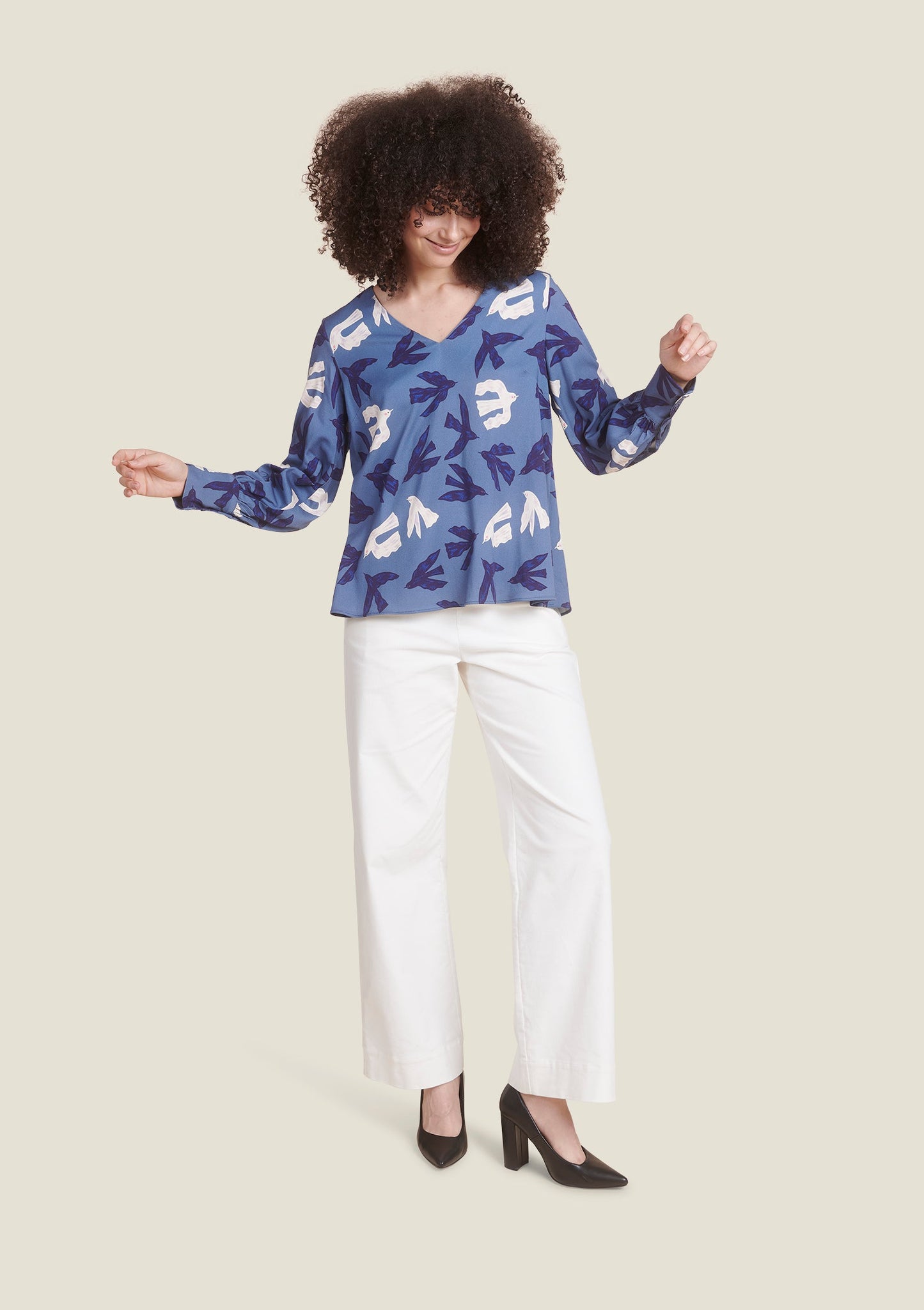 BLOUSE TAMARA ENVOL BLEU