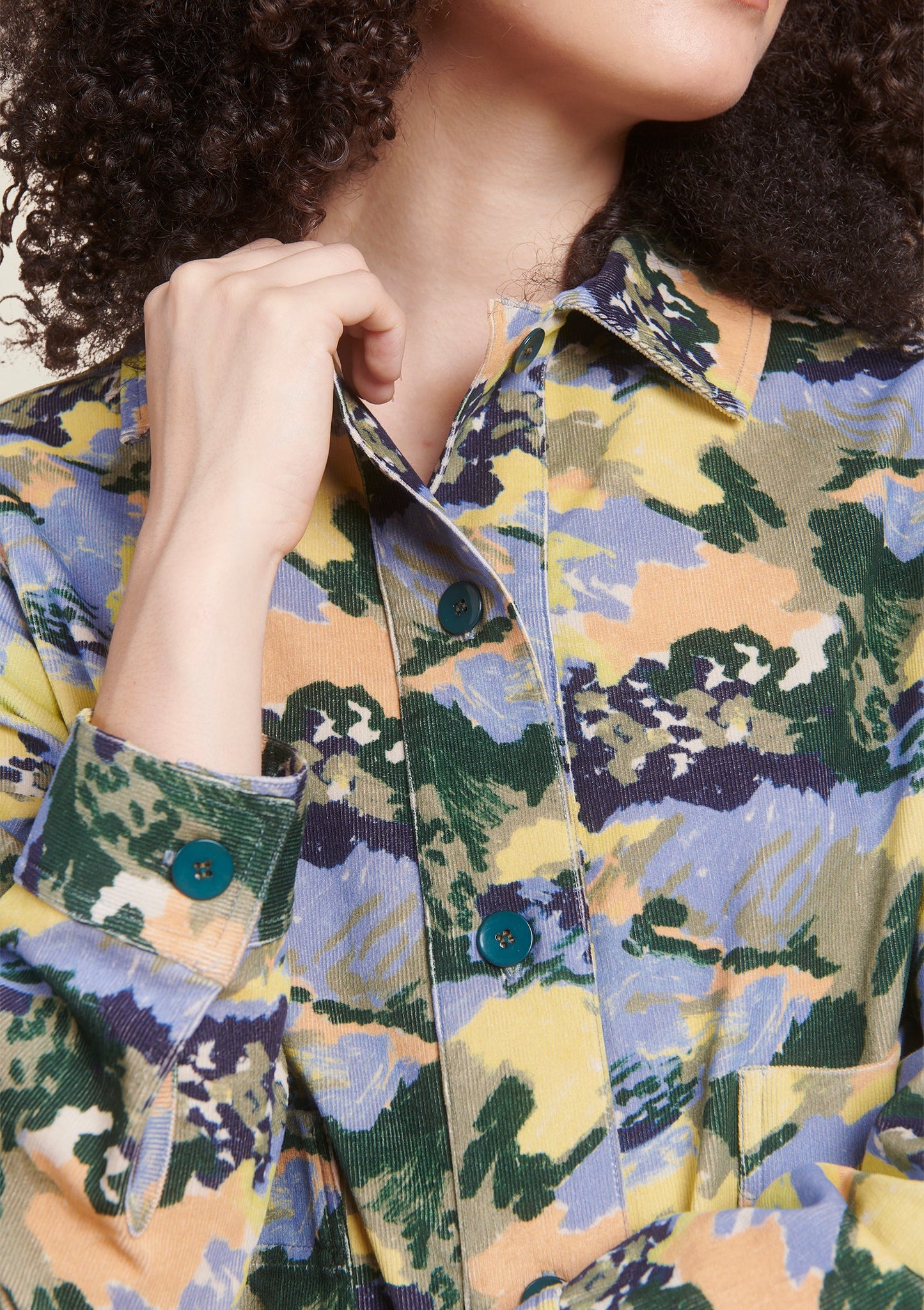 VESTE VINYL ORAGES BLEU