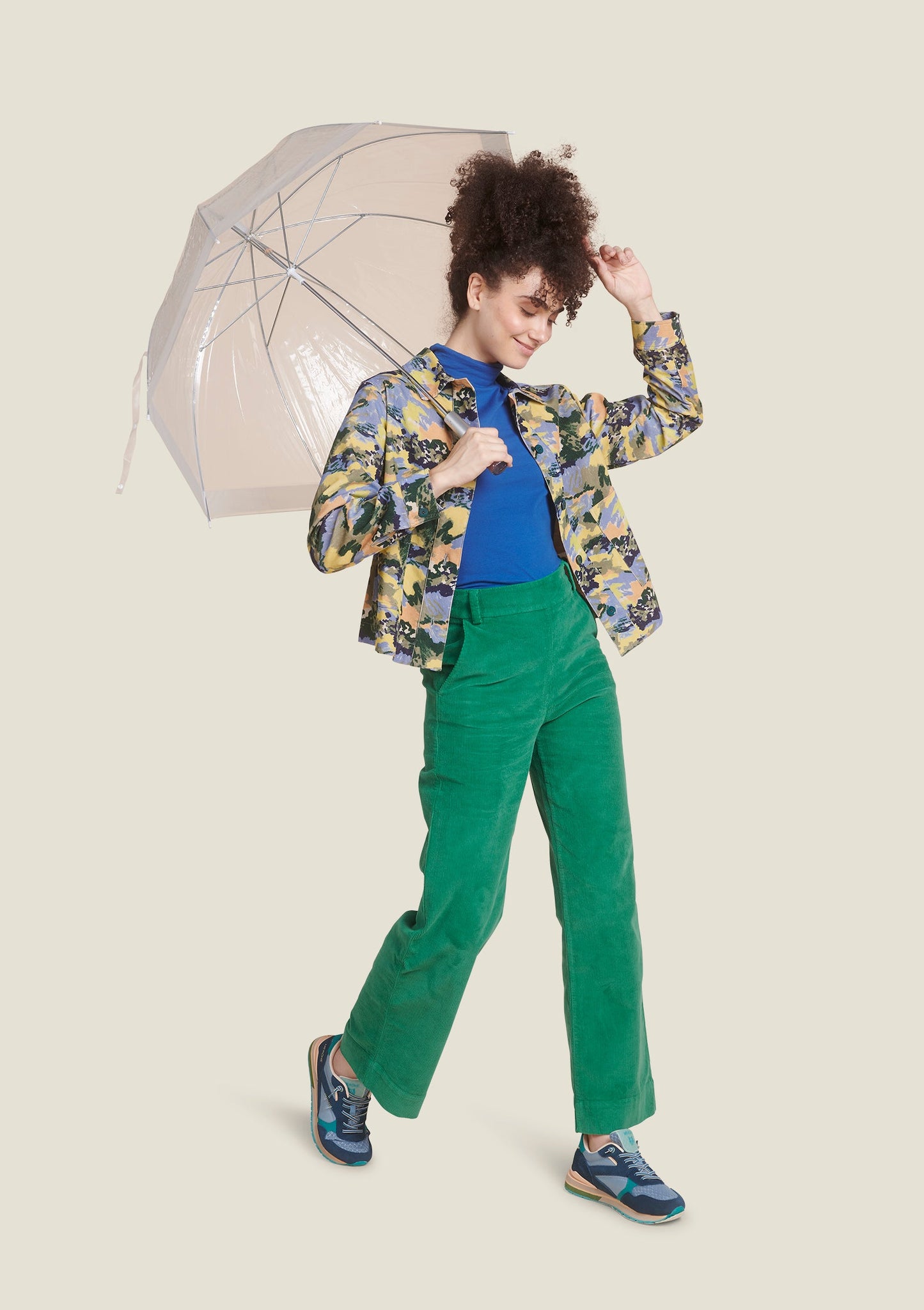 VESTE VINYL ORAGES BLEU