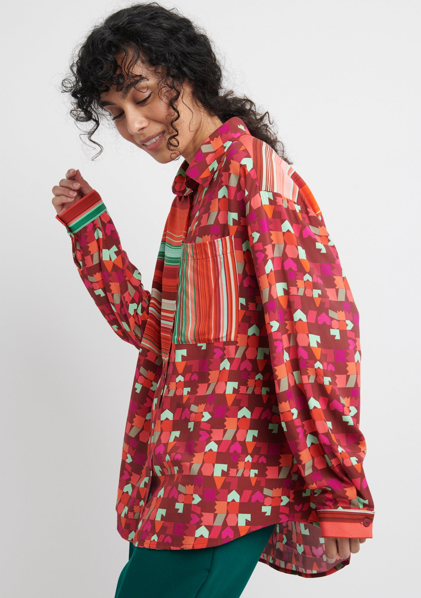 CHEMISE OVERSIZE CLIKE JOIE DE VIVRE