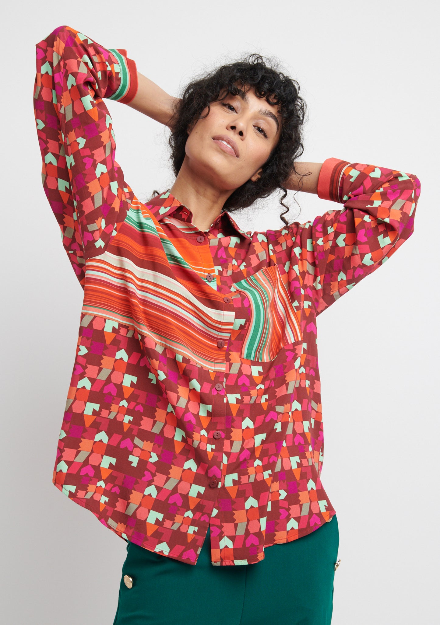 CHEMISE OVERSIZE CLIKE JOIE DE VIVRE