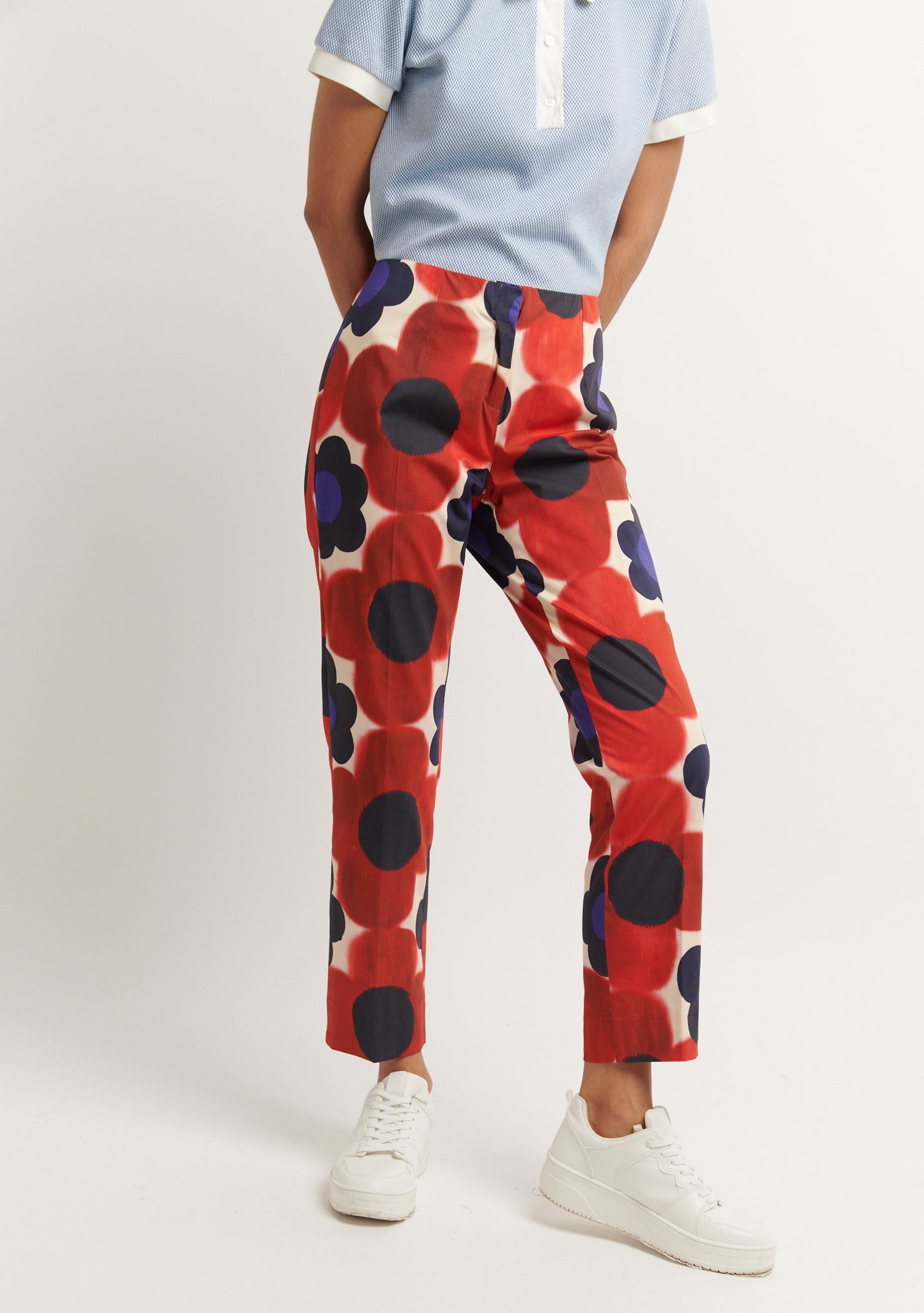 PANTALON PATOU TWIGGY ROUGE