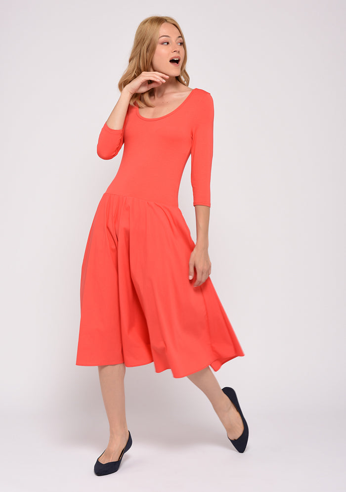 ROBE RBODY UNIE CORAIL