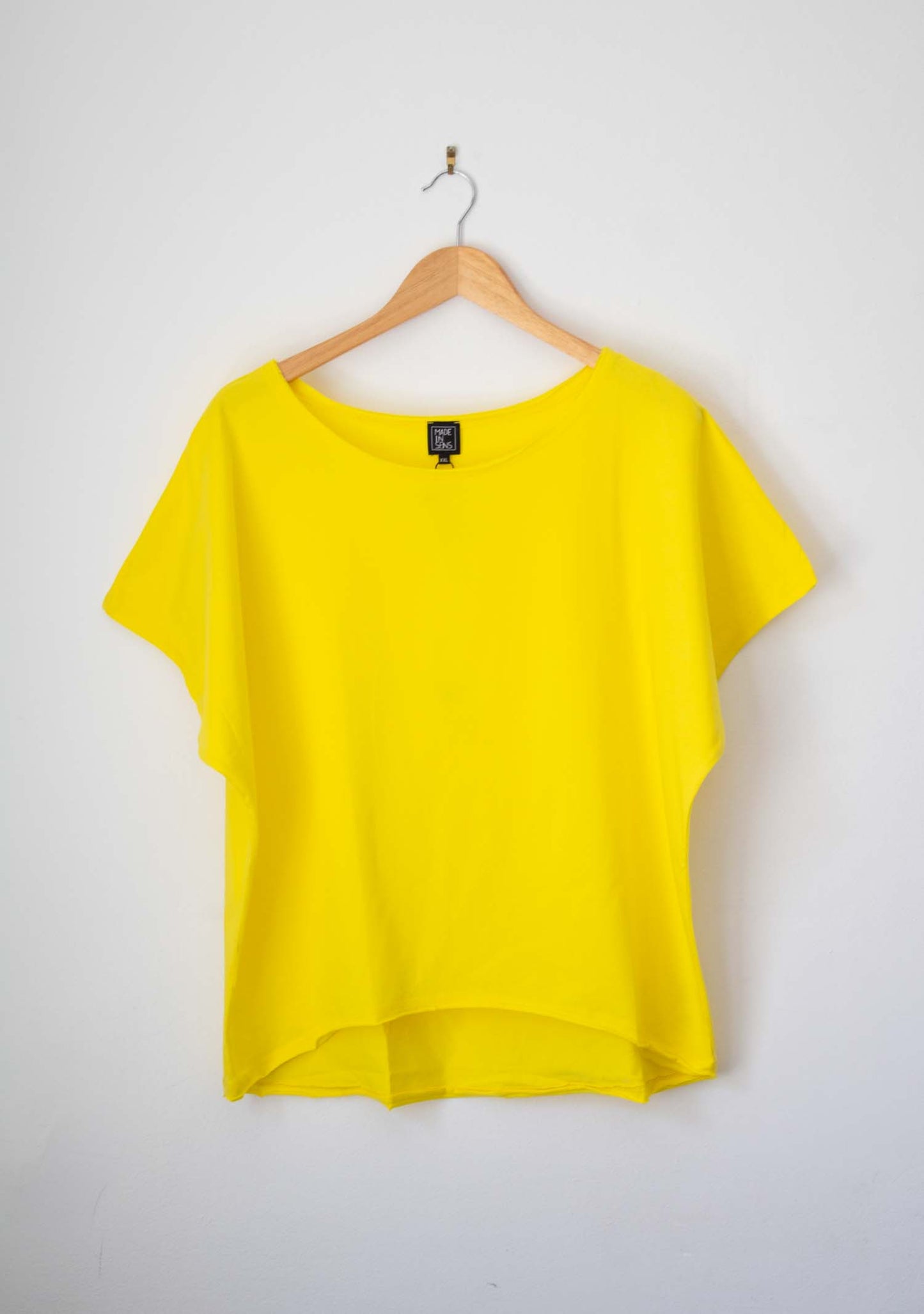 TEE SHIRTS TROPI UNI JAUNE