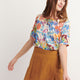 BLOUSE TOPSI GARDEN MULTICOLORE