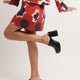 JUPE JESFU TWIGGY ROUGE