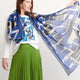 FOULARD BAUHAUS BLEU