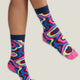 CHAUSSETTES CHOCE FLOWERPOWER MULTICOLORE